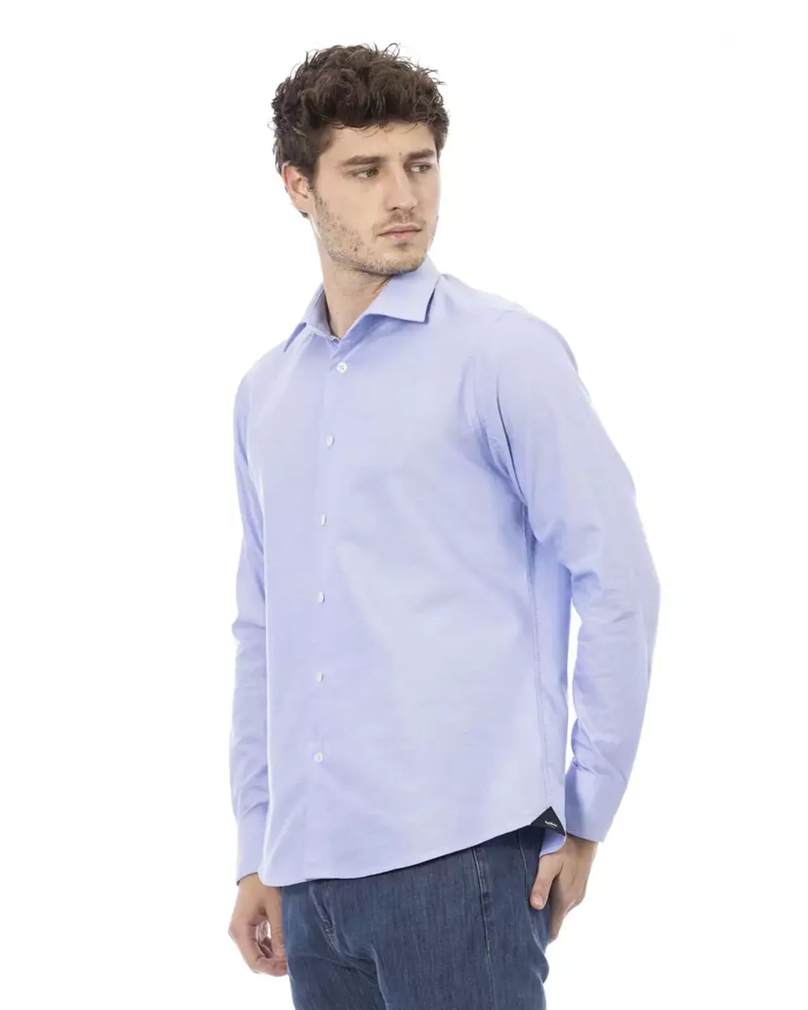 Regular Fit Italian Collar Shirt 42 IT Men