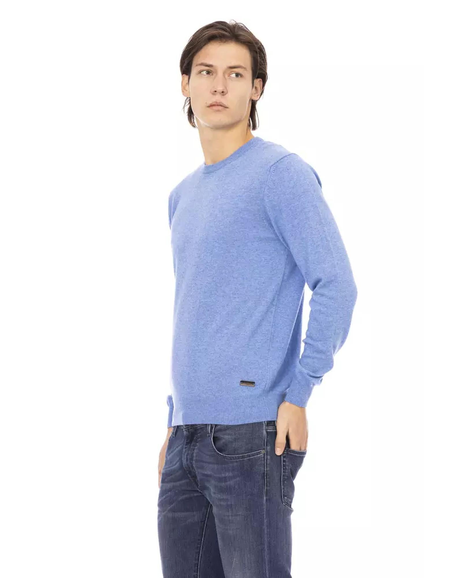 Baldinini Metal Monogram Crewneck Sweater L Men