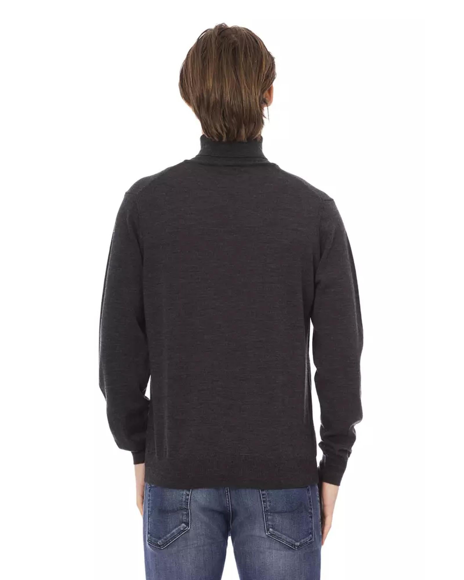 Baldinini Monogram Turtleneck Sweater L Men