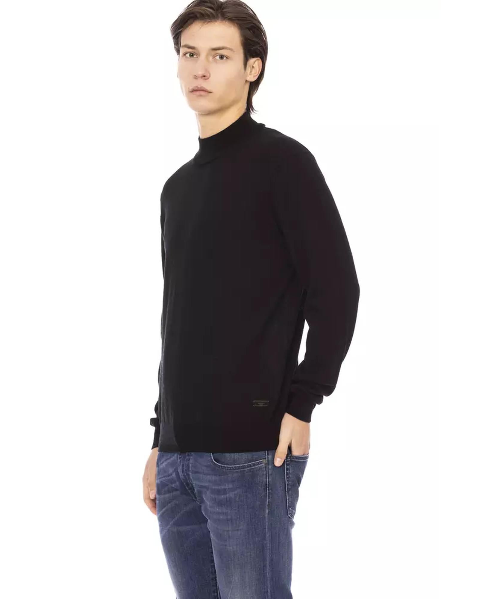 Baldinini Monogram Turtleneck Sweater L Men