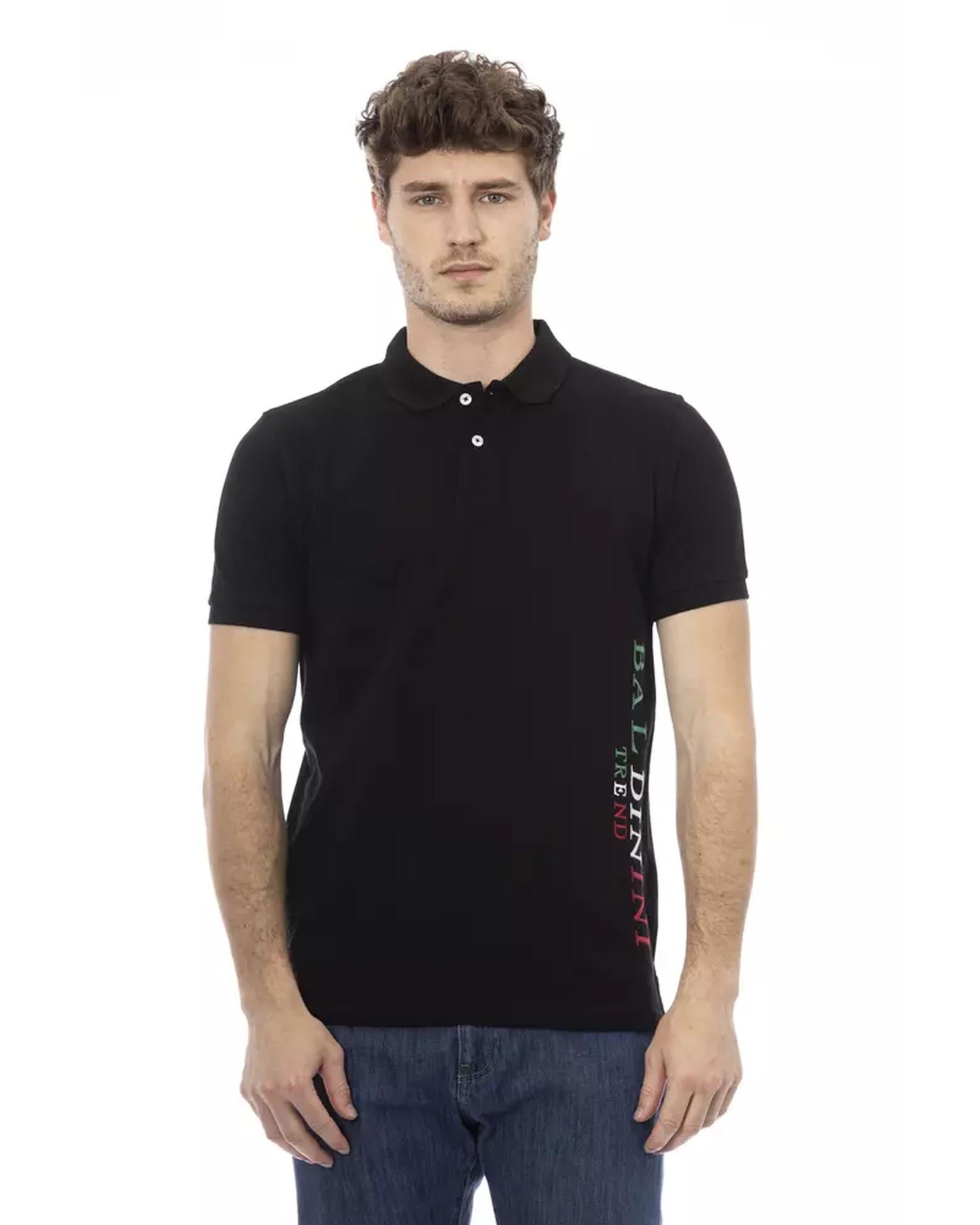 Embroidered Polo Shirt with Short Sleeves 2XL Men