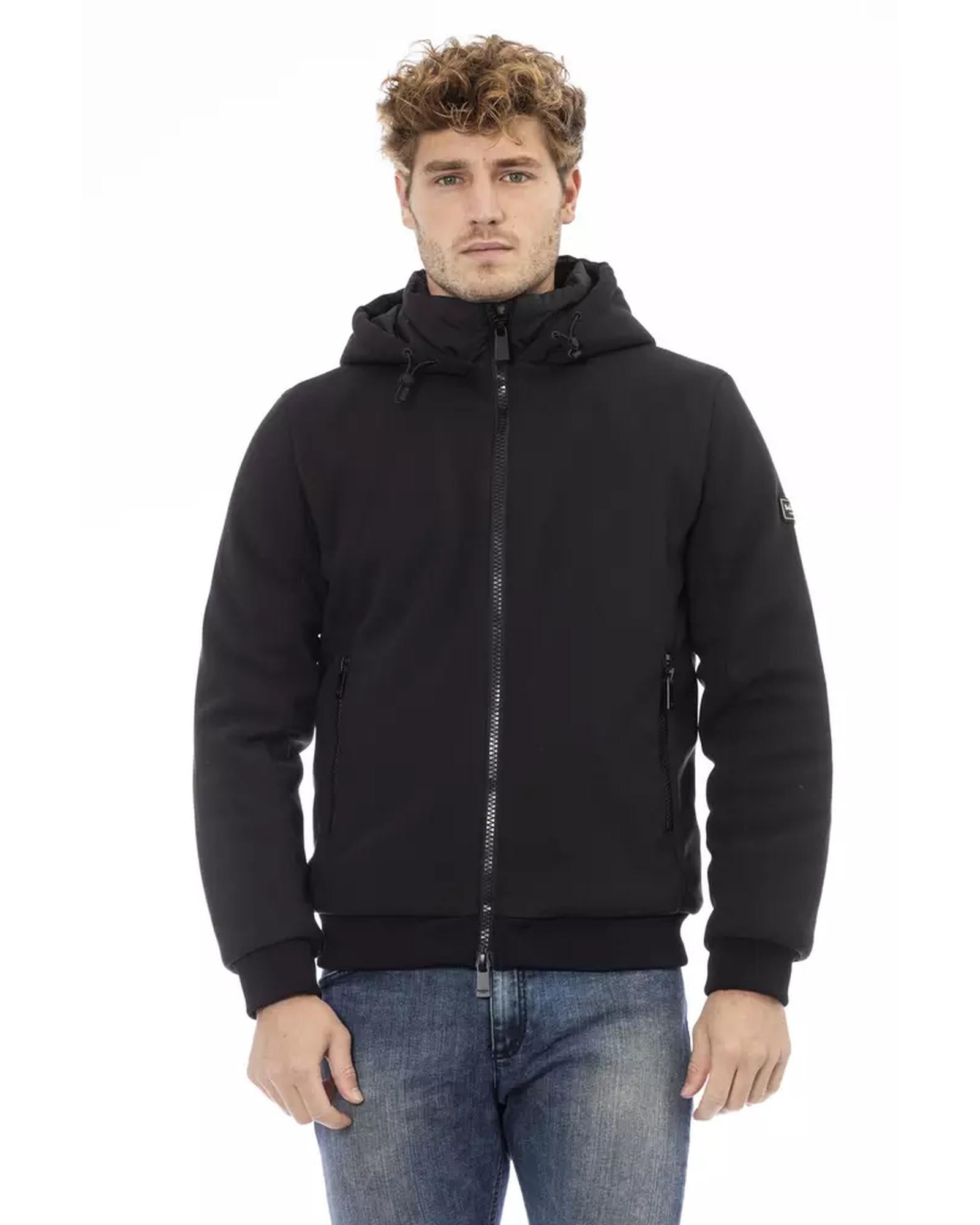 Threaded Pocket Jacket with Double Breasted Closure 3XL Men