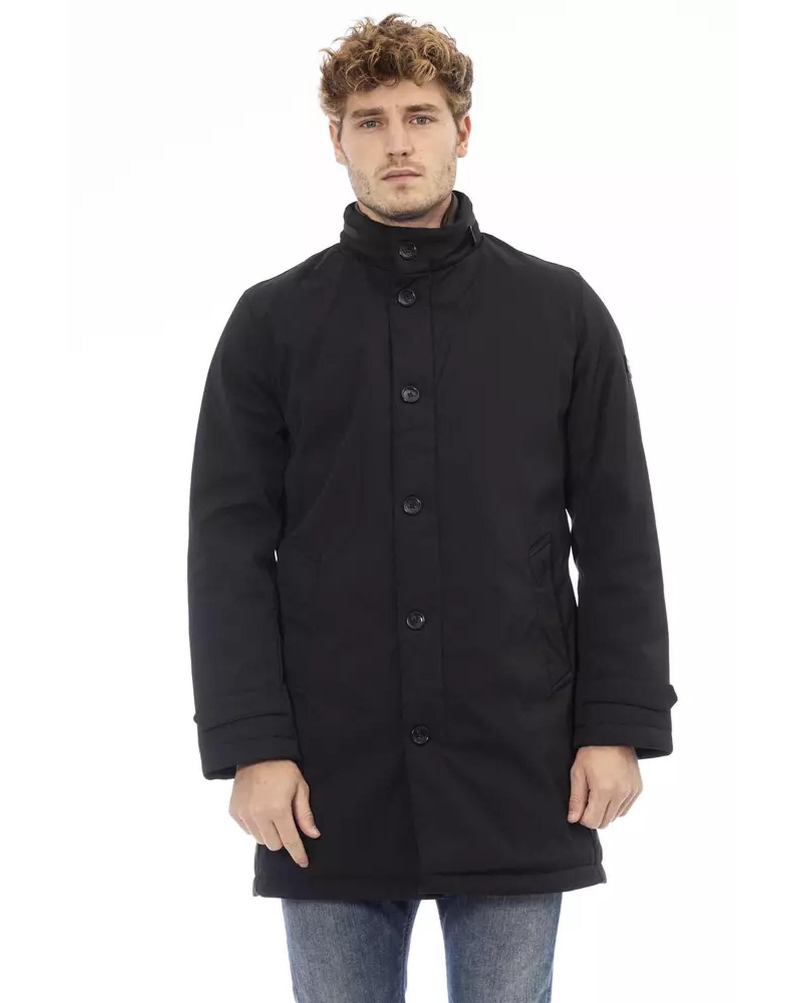 Long Jacket with External Welt Pockets 3XL Men