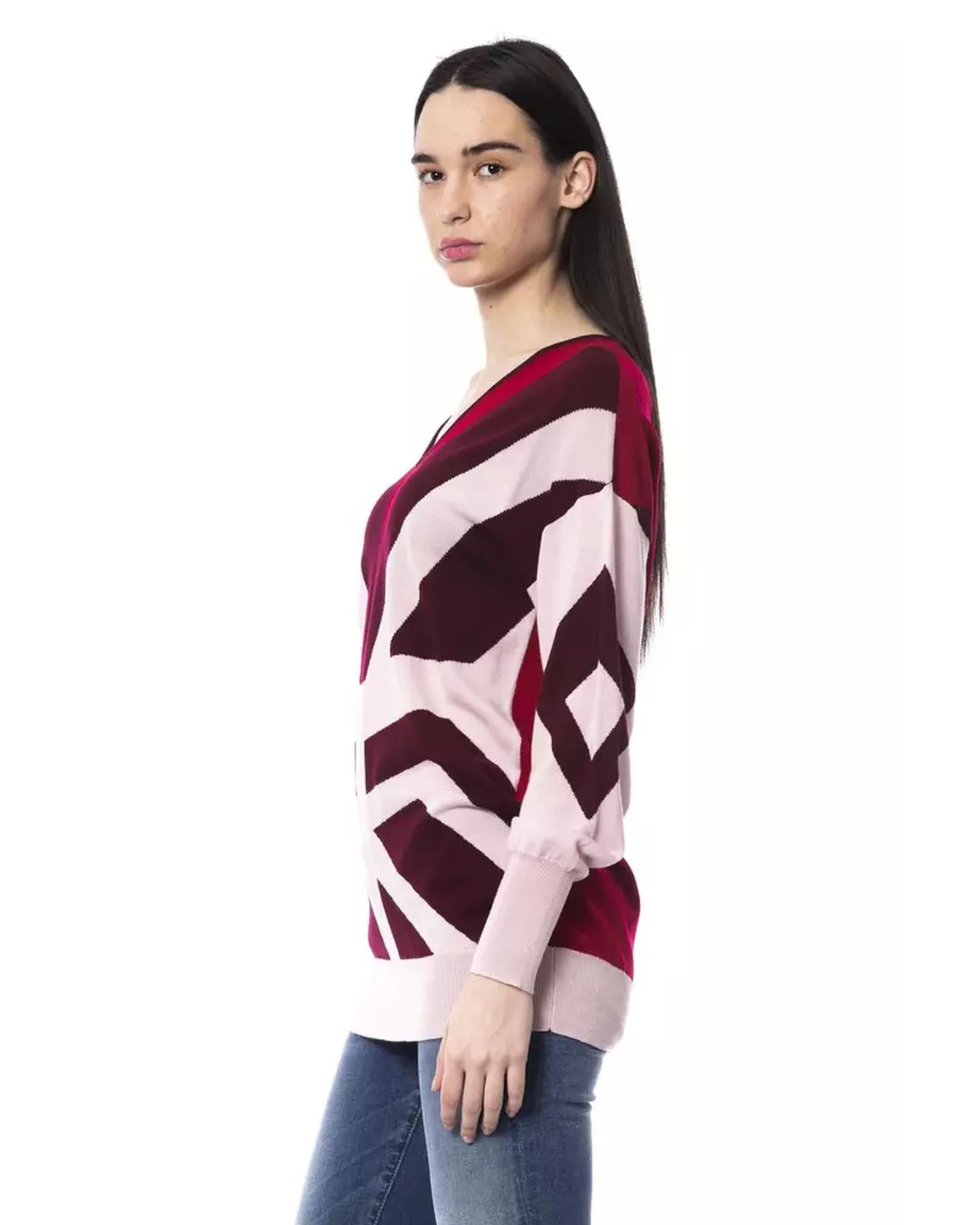 Oversized V-neck Sweater S Women