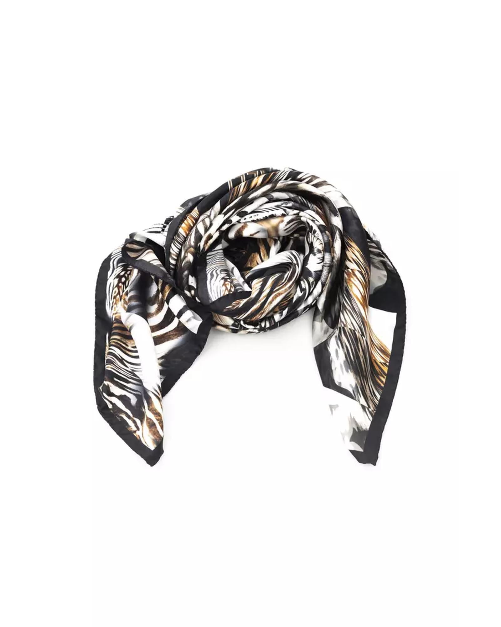 Foulard Logo With Animalier Fantasy One Size Women