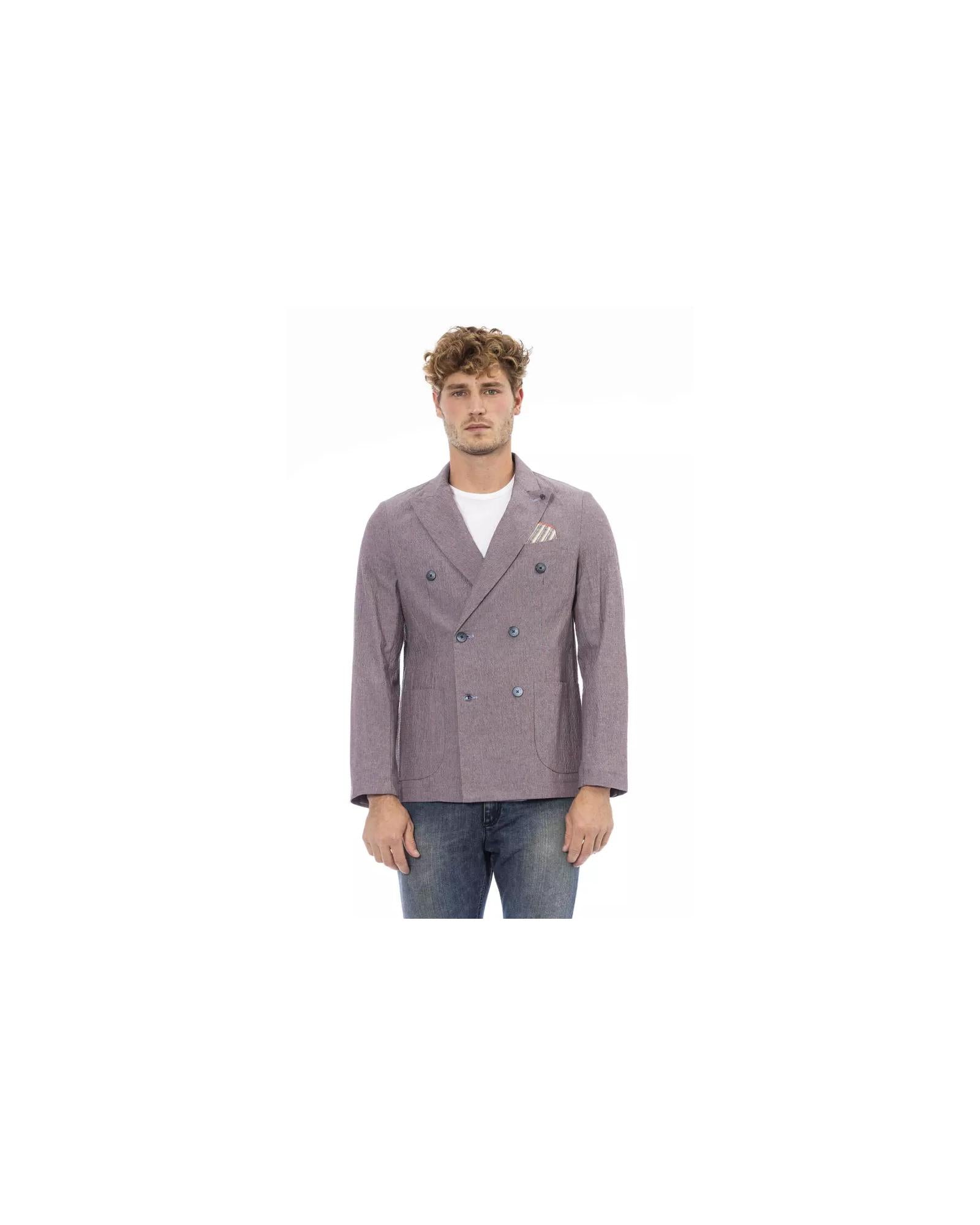 Classic Button Closure Jacket with Front Pockets 50 IT Men