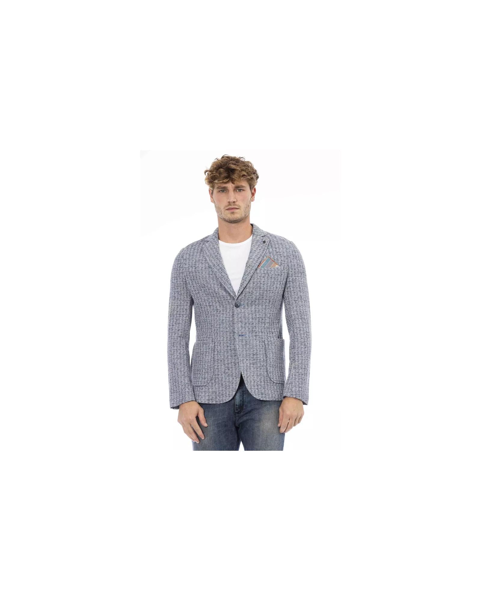 Classic Button Closure Jacket with Front Pockets 46 IT Men