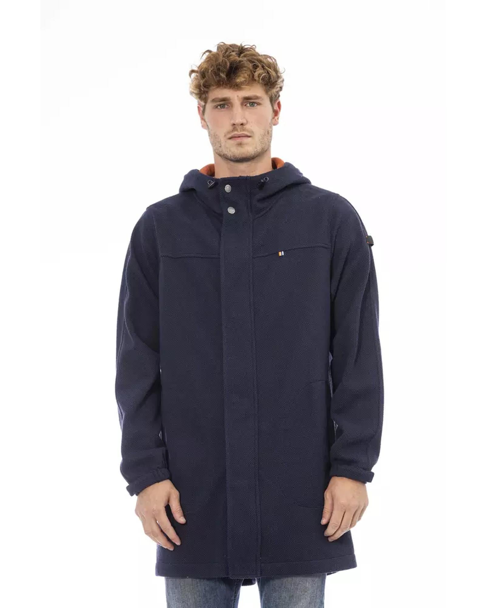 Convertible Hooded Jacket with Detachable Braces and Side Pockets 52 IT Men