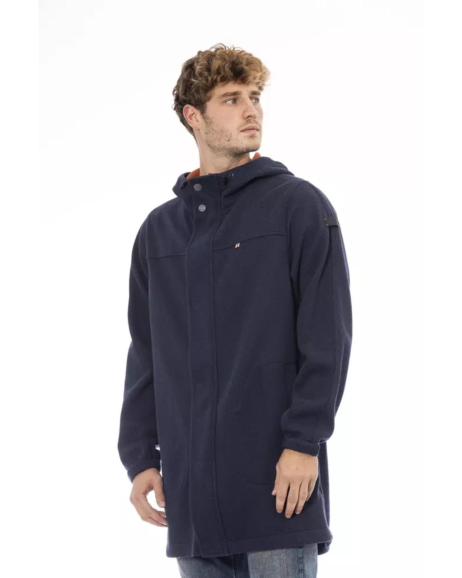 Convertible Hooded Jacket with Detachable Braces and Side Pockets 52 IT Men