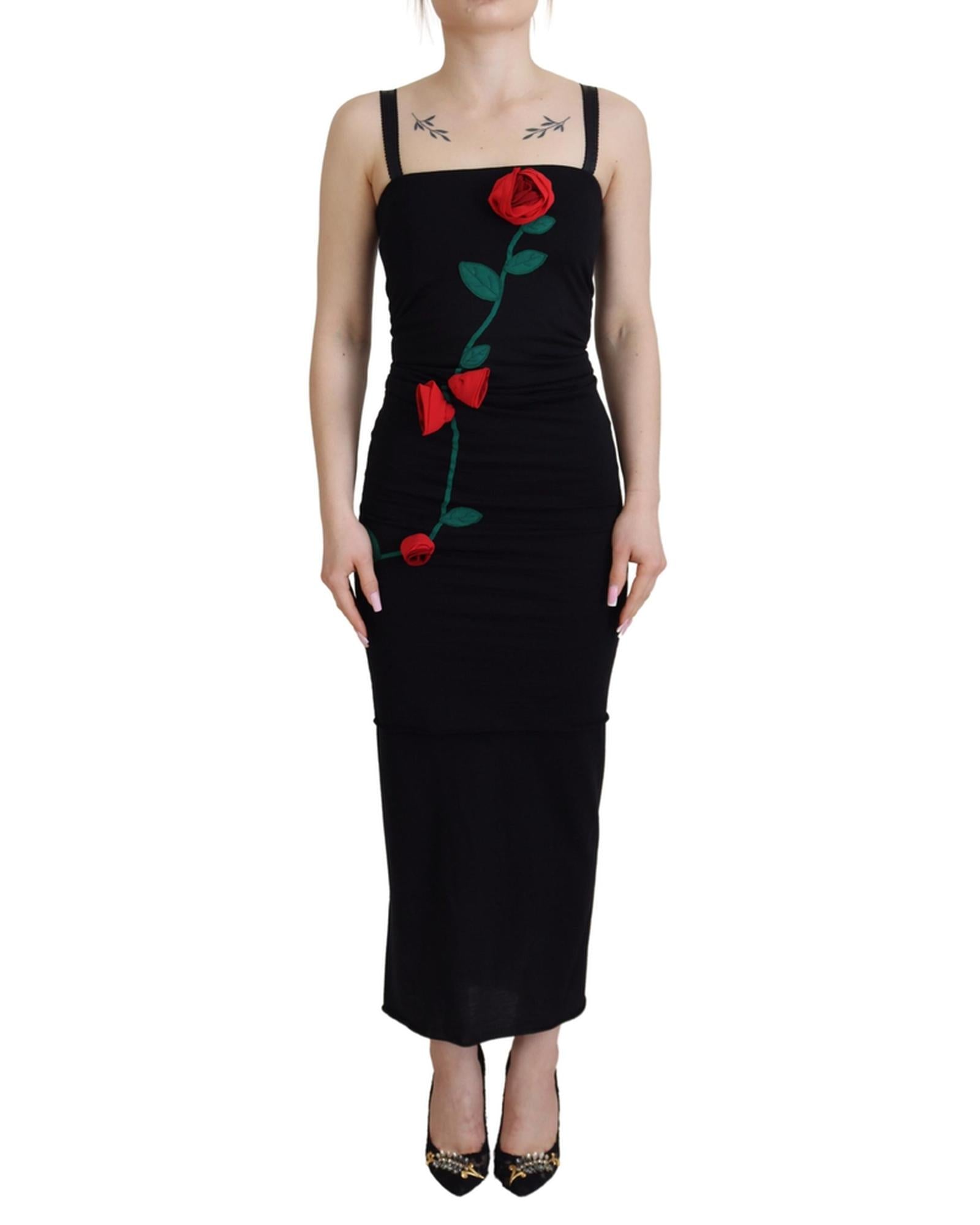 Embroidered Sheath Dress by Dolce &amp; Gabbana 38 IT Women