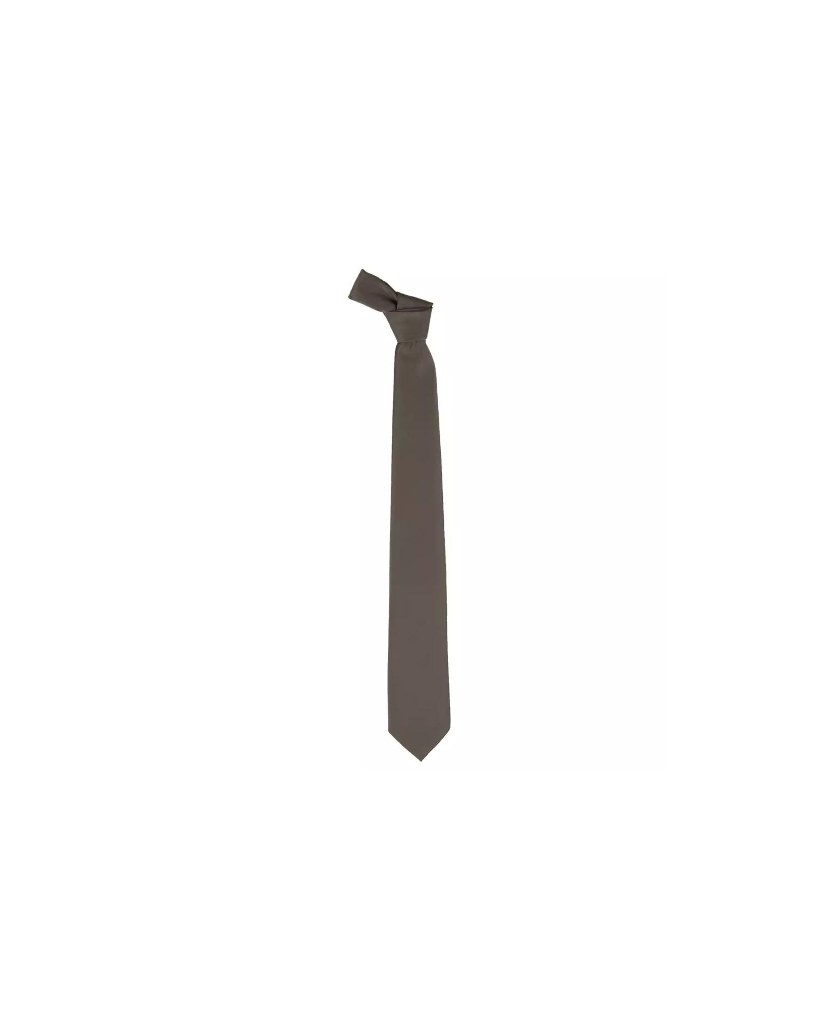 Solid Color Silk Tie One Size Men