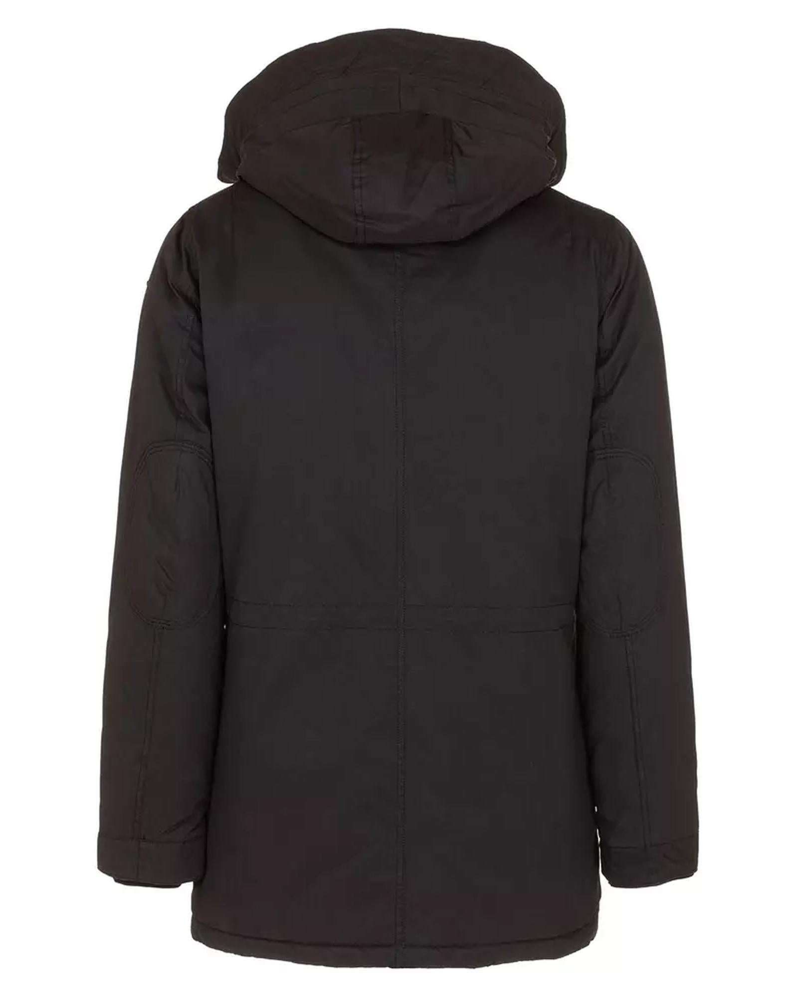 Fred Mello Technical Fabric and Cotton Mens Jacket with Hood M Men