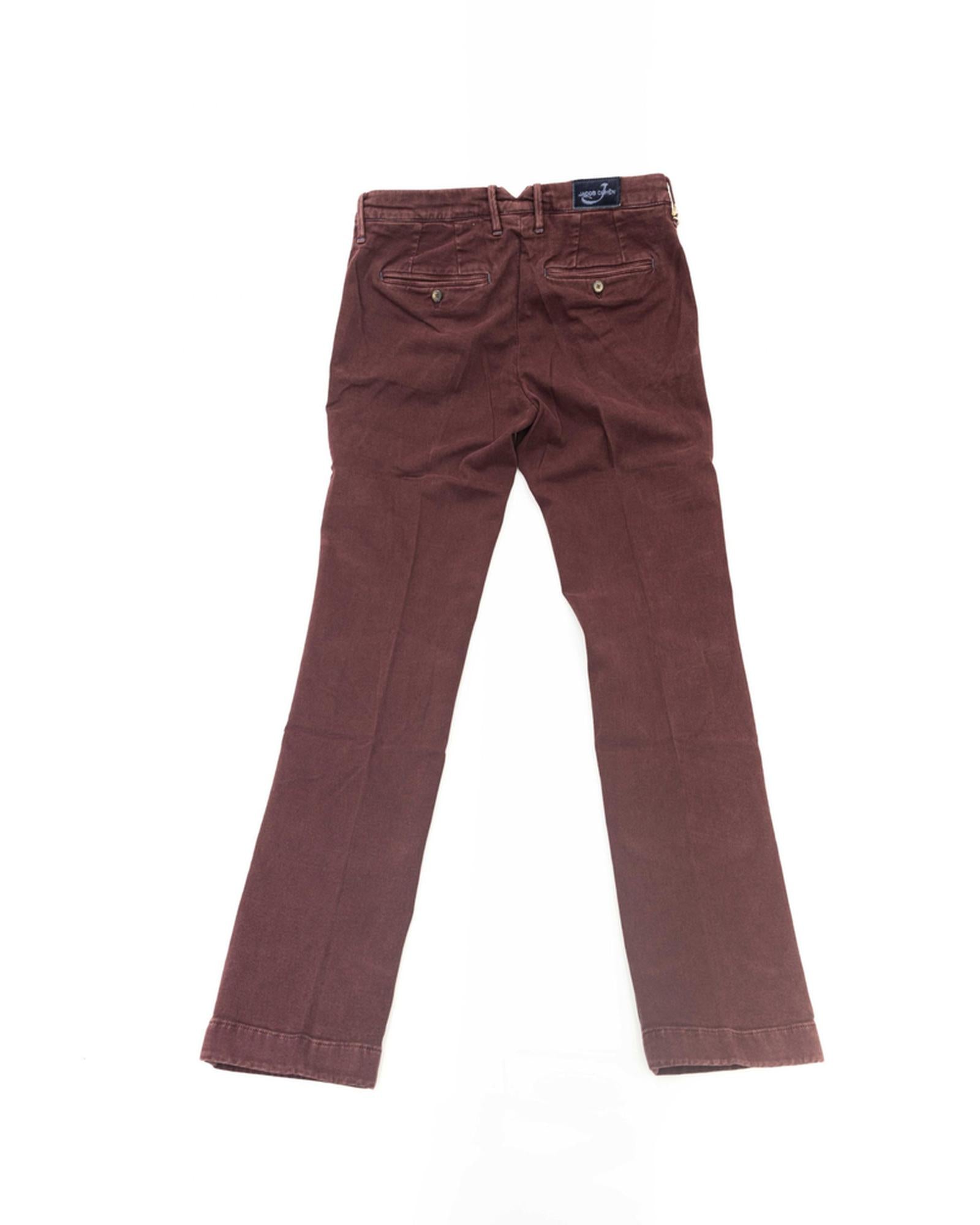 Logo-Embroidered Chino Trousers with Front and Back Pockets W32 US Men