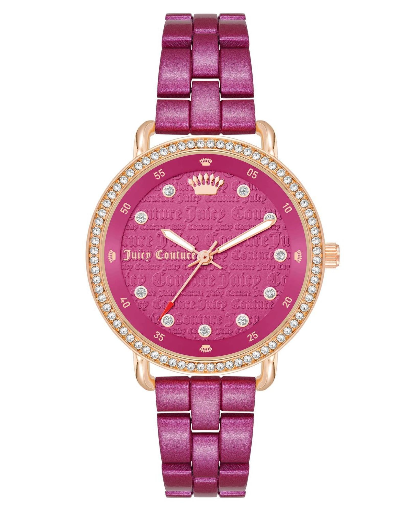 Rose Gold Fashion Watch with Rhine Stone Facing One Size Women