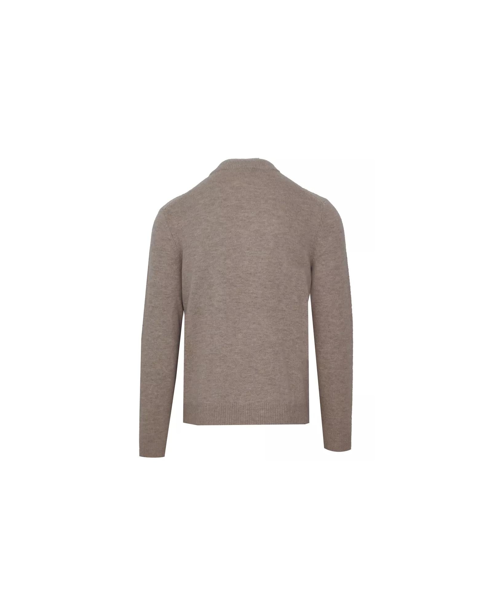 Malo Diamond Stitch Turtleneck in Wool and Cashmere M Men