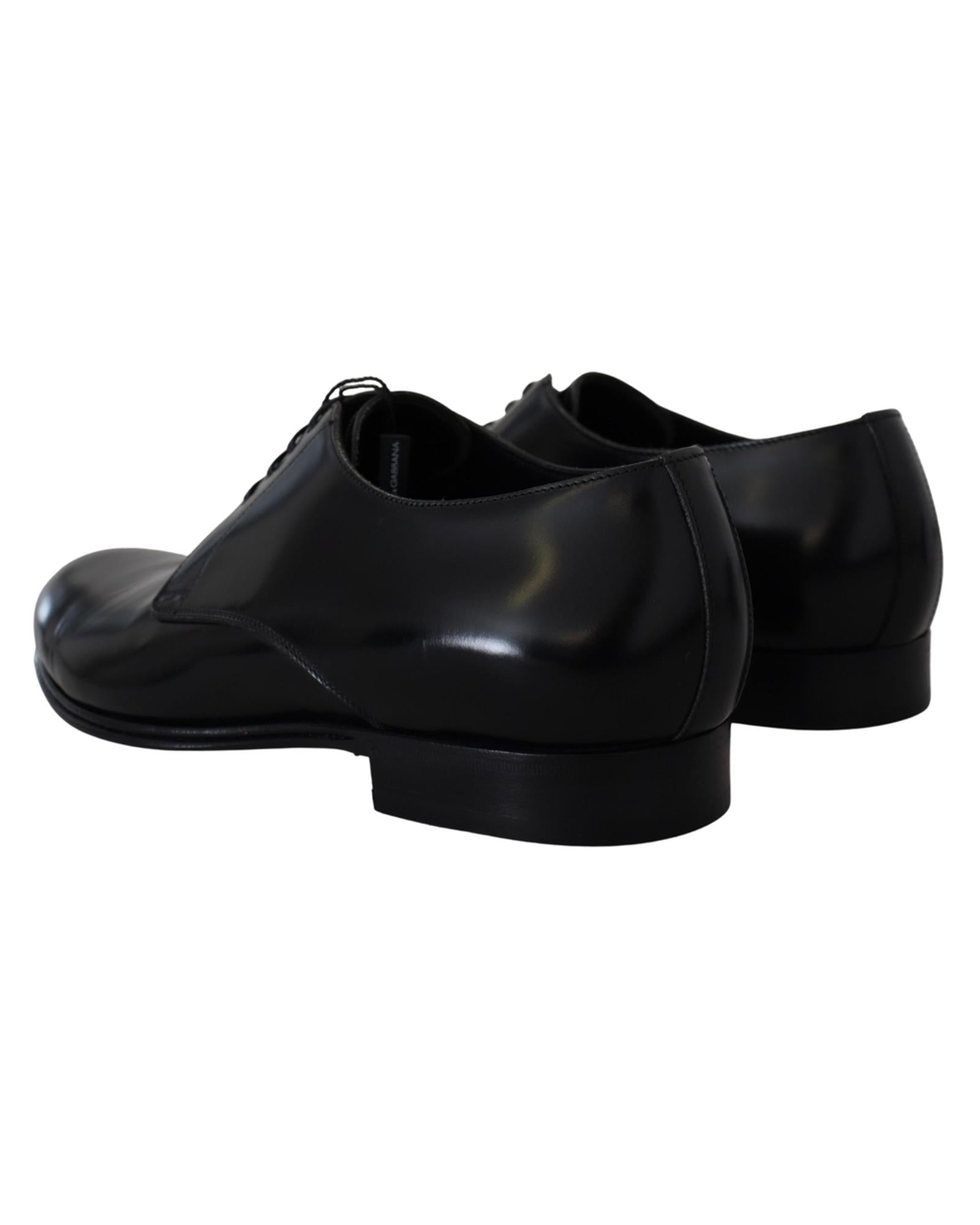 Derby Dress Formal Shoes with Leather Sole and Logo Details 42.5 EU Men