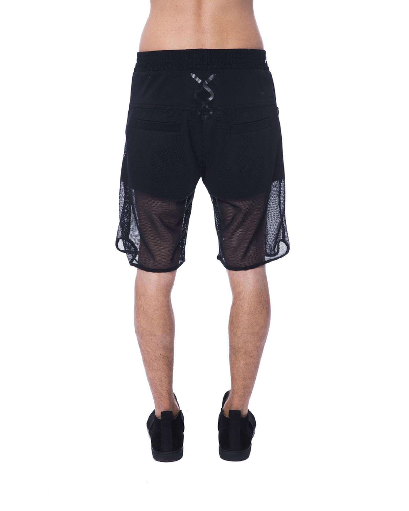 Short Transparent Textil Logo Shorts L Men