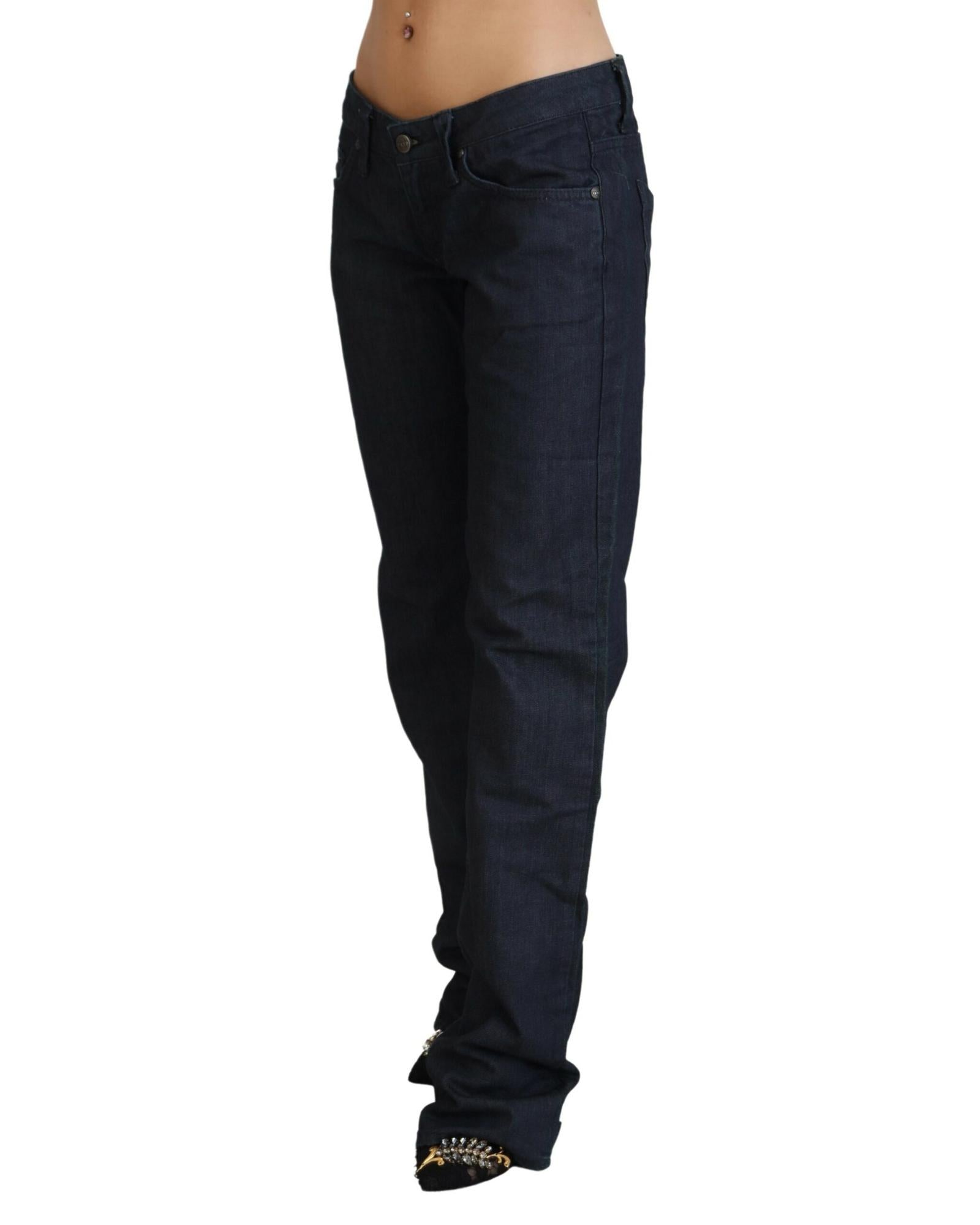 Authentic EXTE Straight Fit Jeans with Logo Details W28 US Women