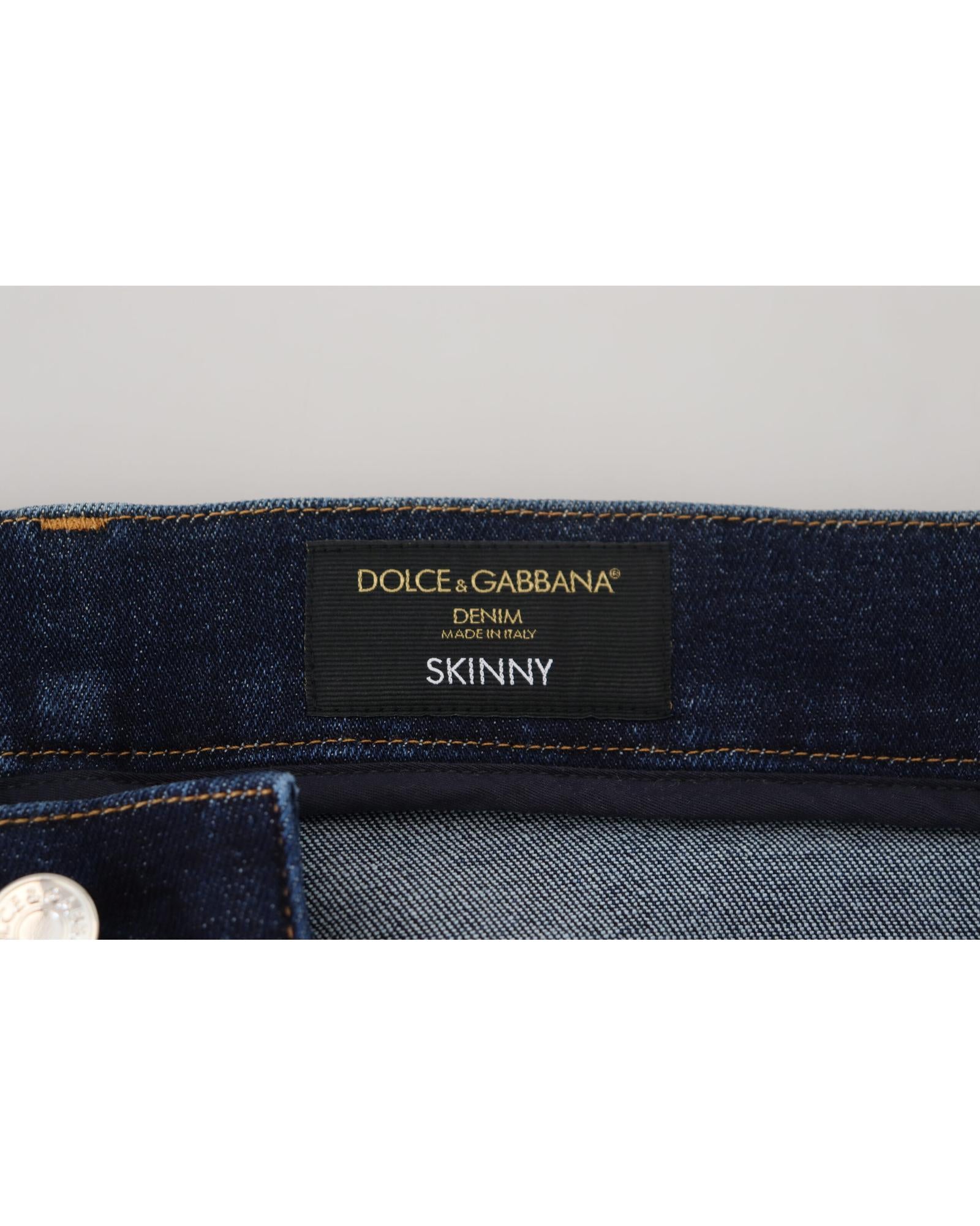 Brand New Dolce &amp; Gabbana Slim Fit Denim Jeans 56 IT Men