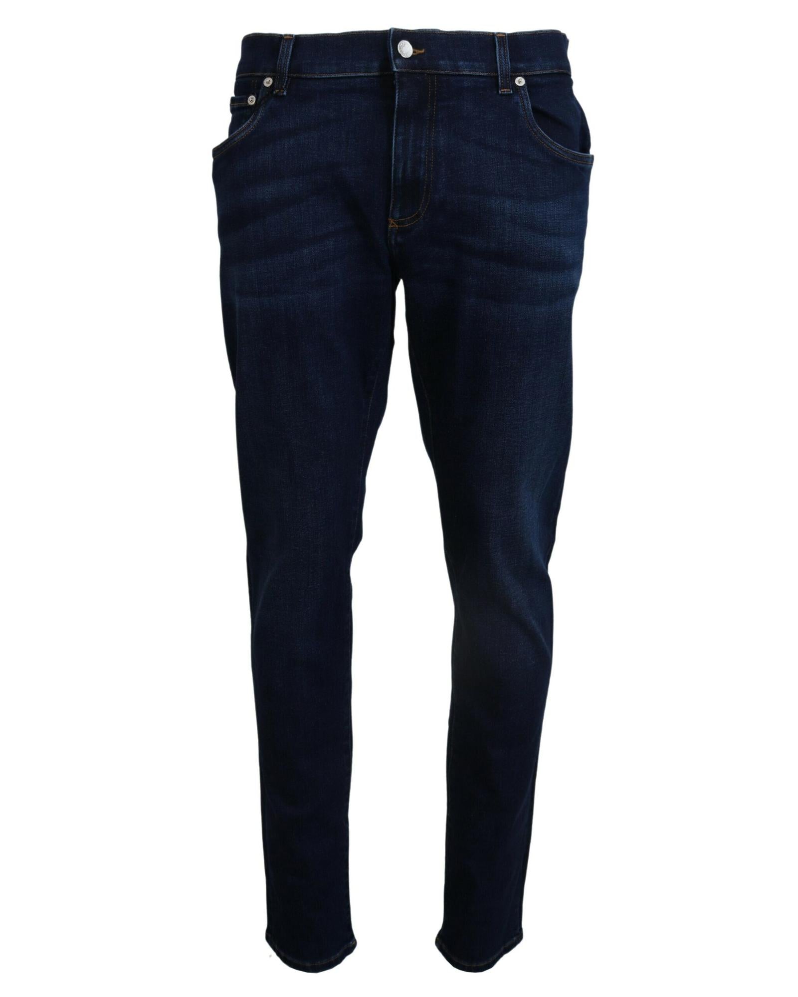 Brand New Dolce &amp; Gabbana Slim Fit Denim Jeans 58 IT Men