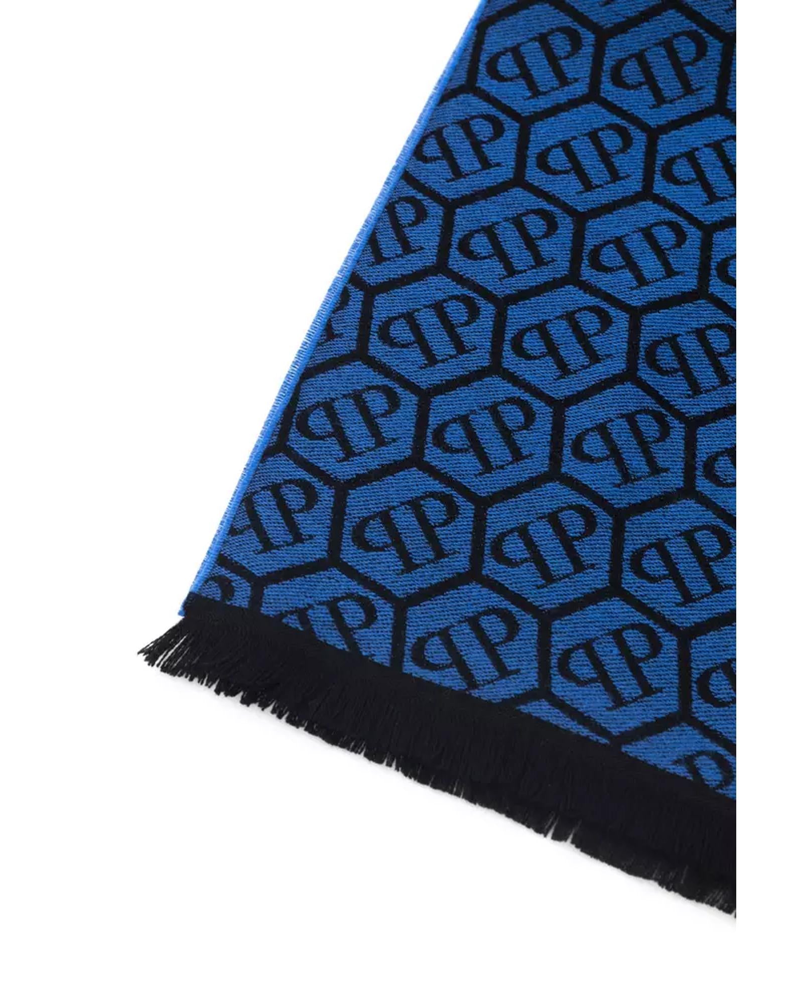 Monogram Fringed Scarf One Size Men