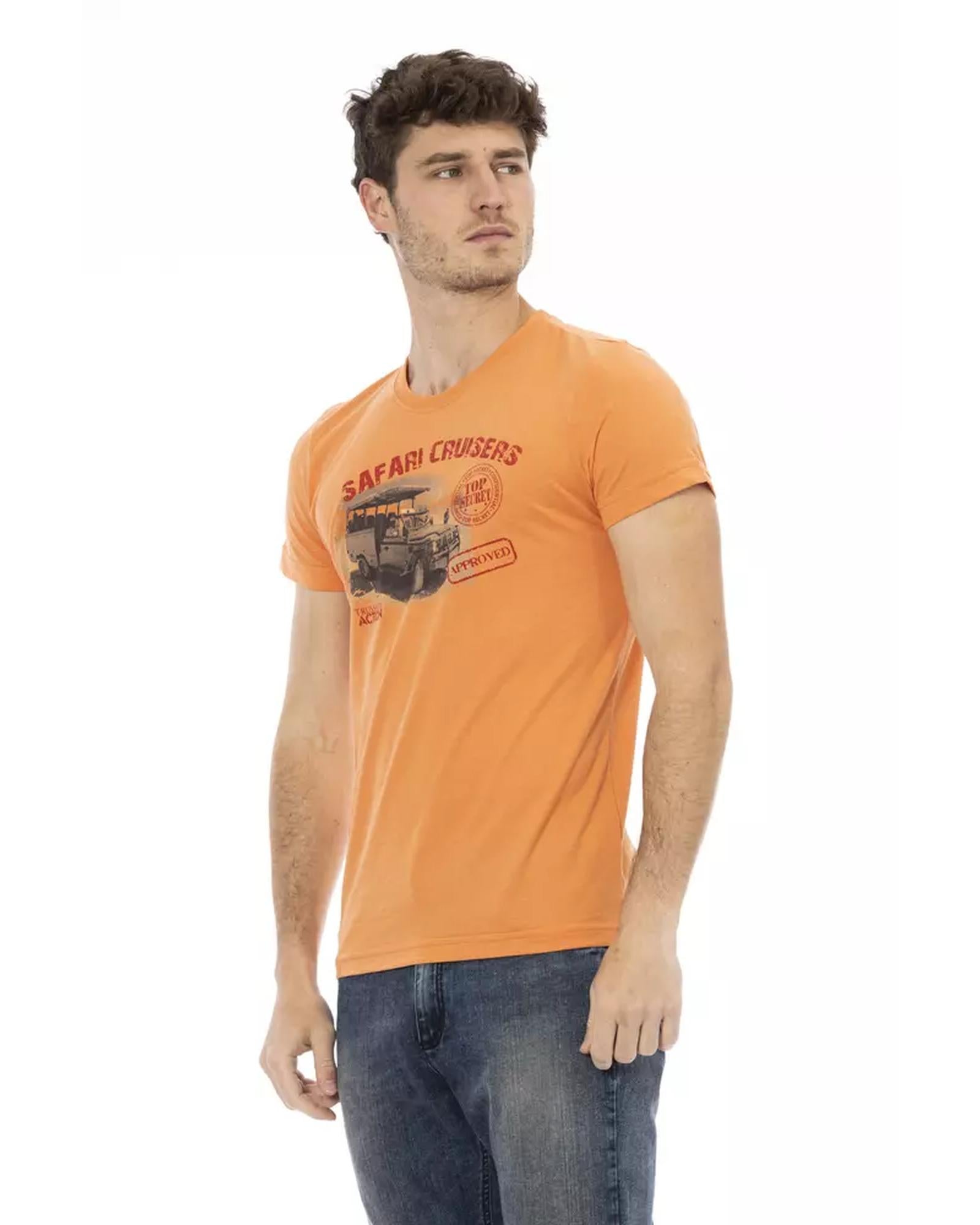 Short Sleeve T-shirt with Front Print M Men