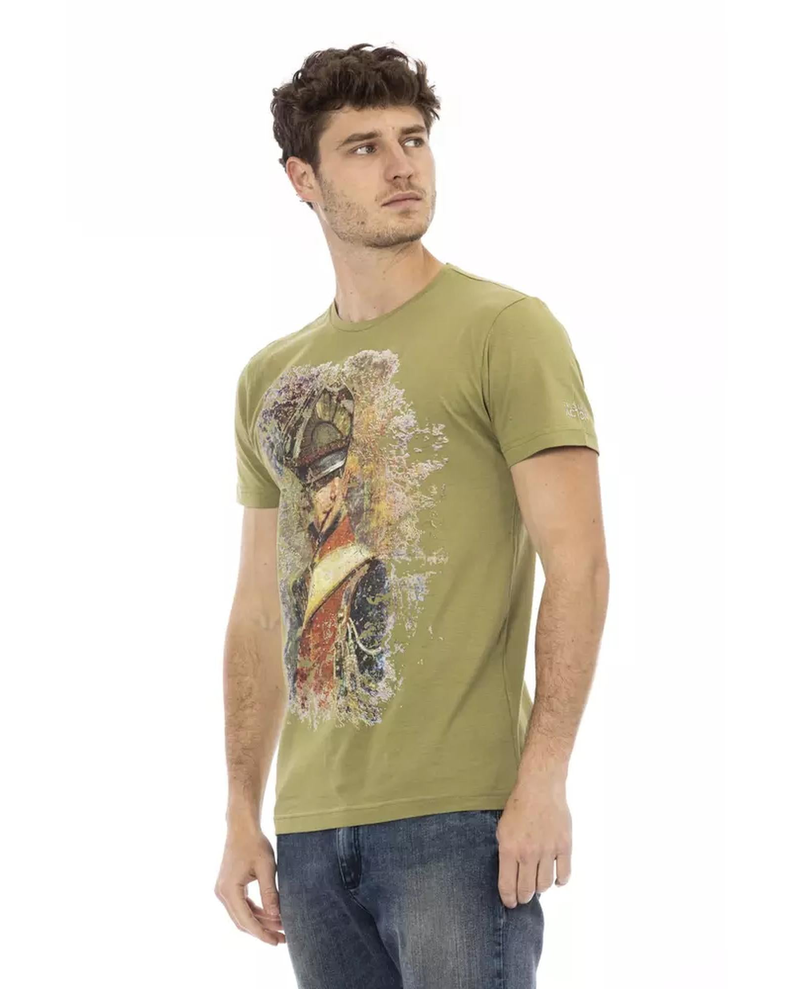 Short Sleeve T-shirt with Front Print L Men