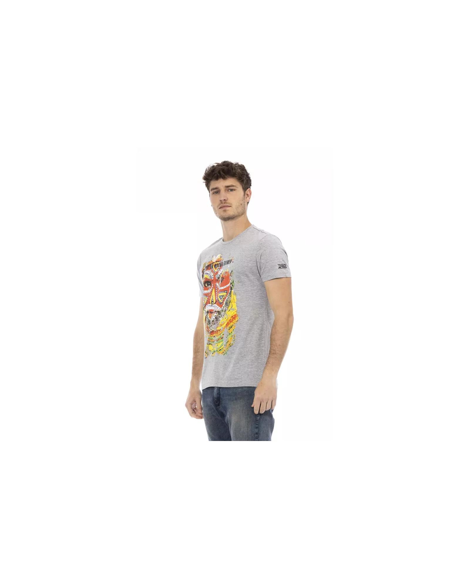 Short Sleeve T-shirt with Front Print L Men