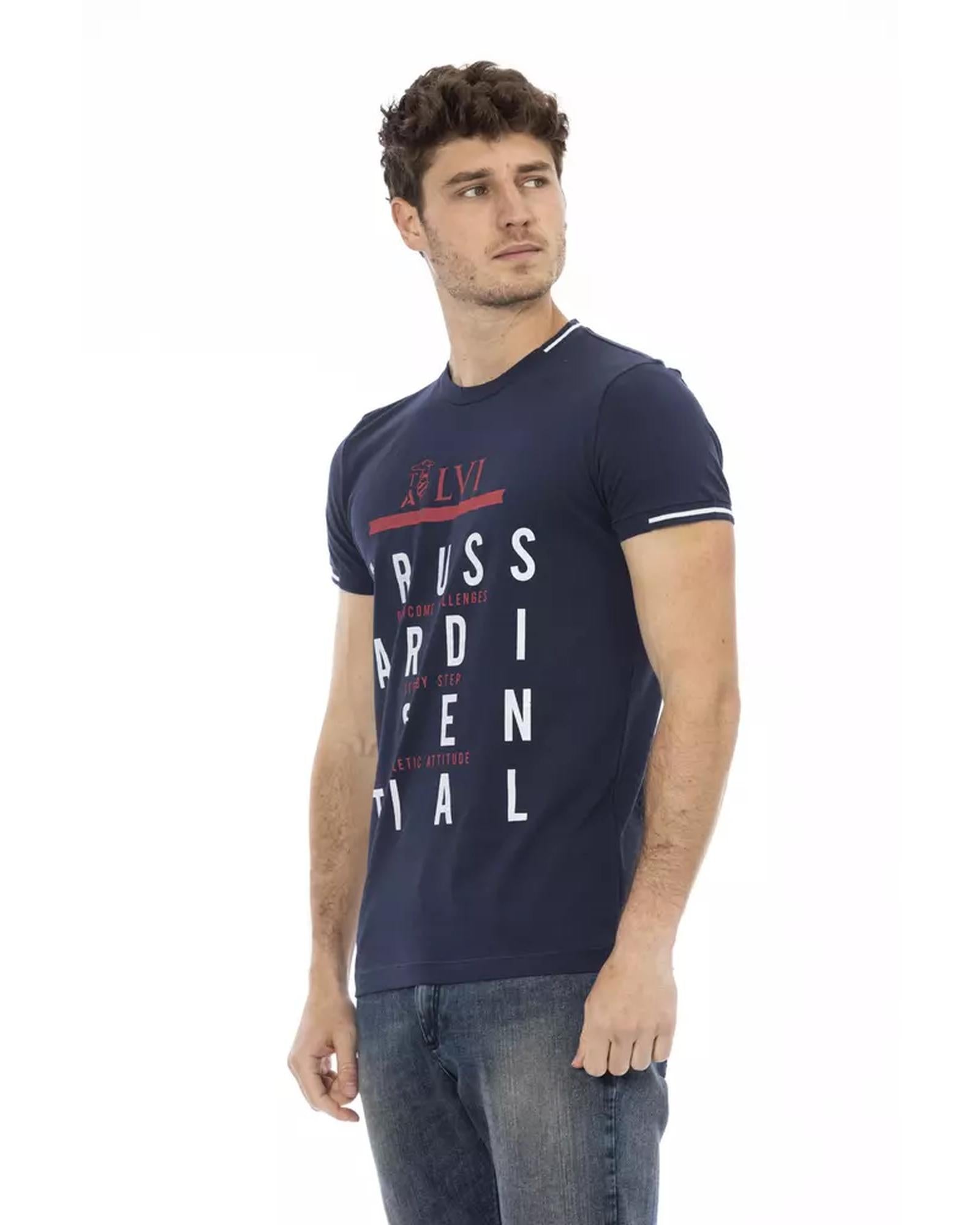 Short Sleeve T-shirt with Front Print L Men