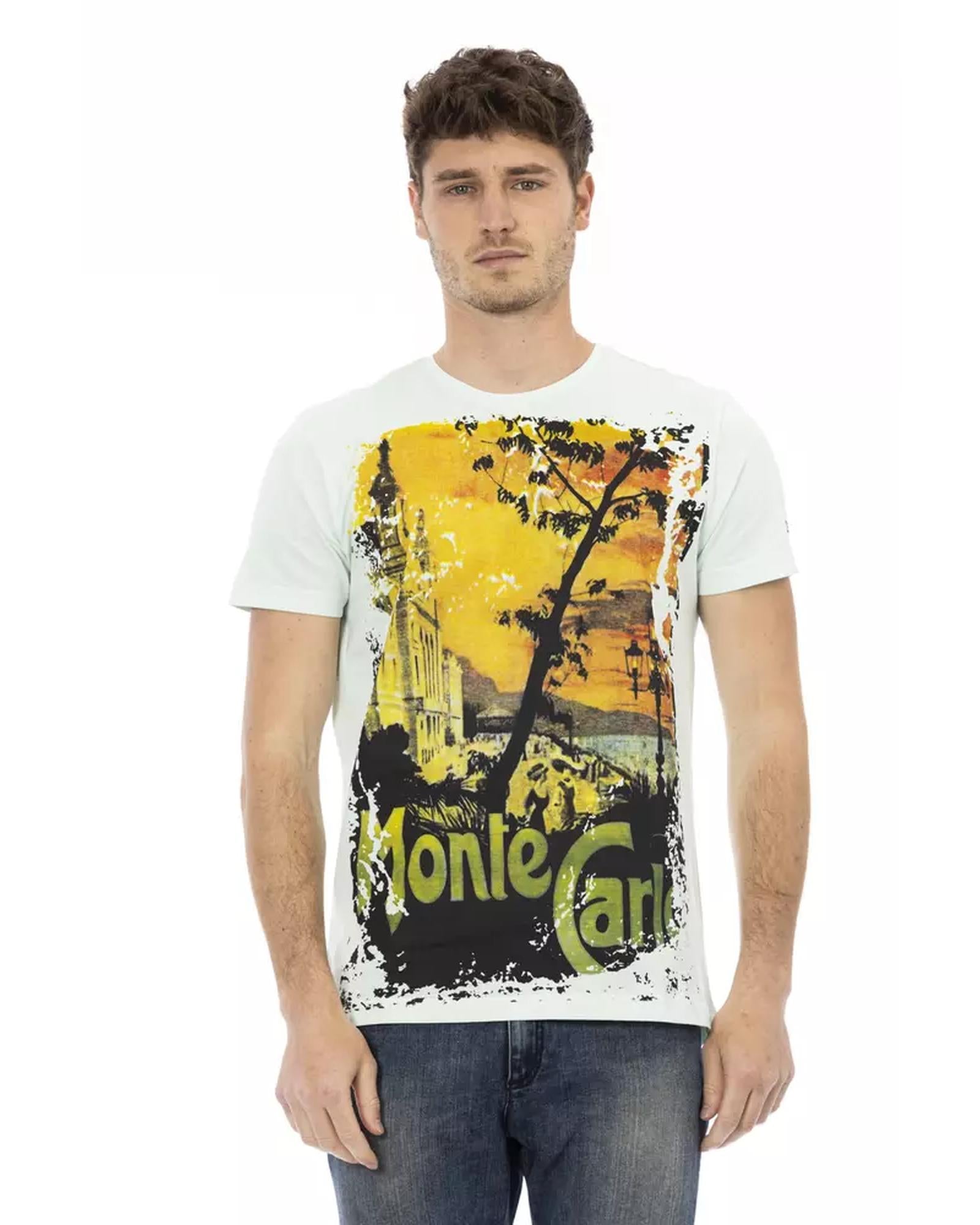 Short Sleeve T-shirt with Front Print