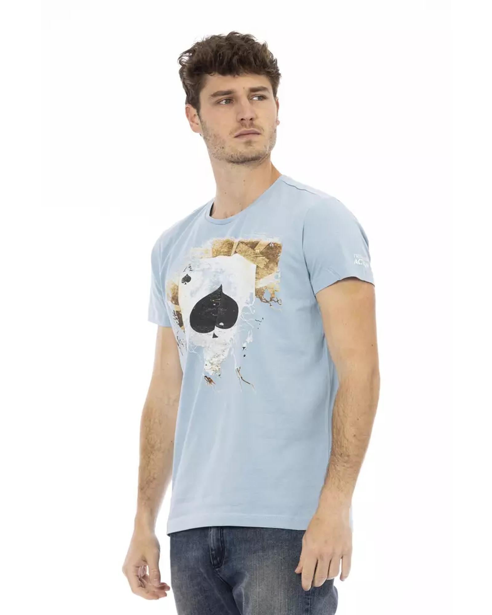 Short Sleeve T-shirt with Front Print M Men