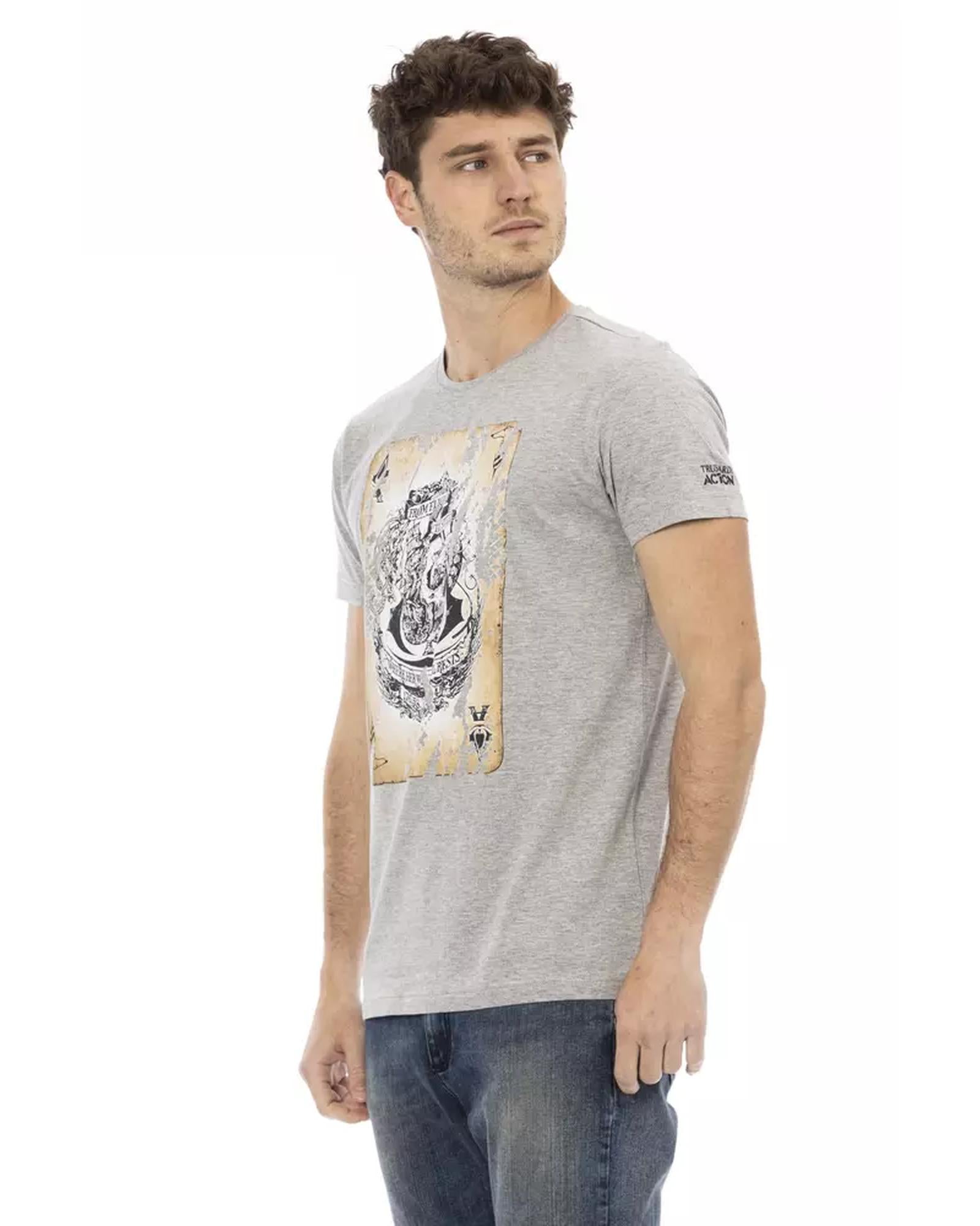 Short Sleeve T-shirt with Front Print M Men