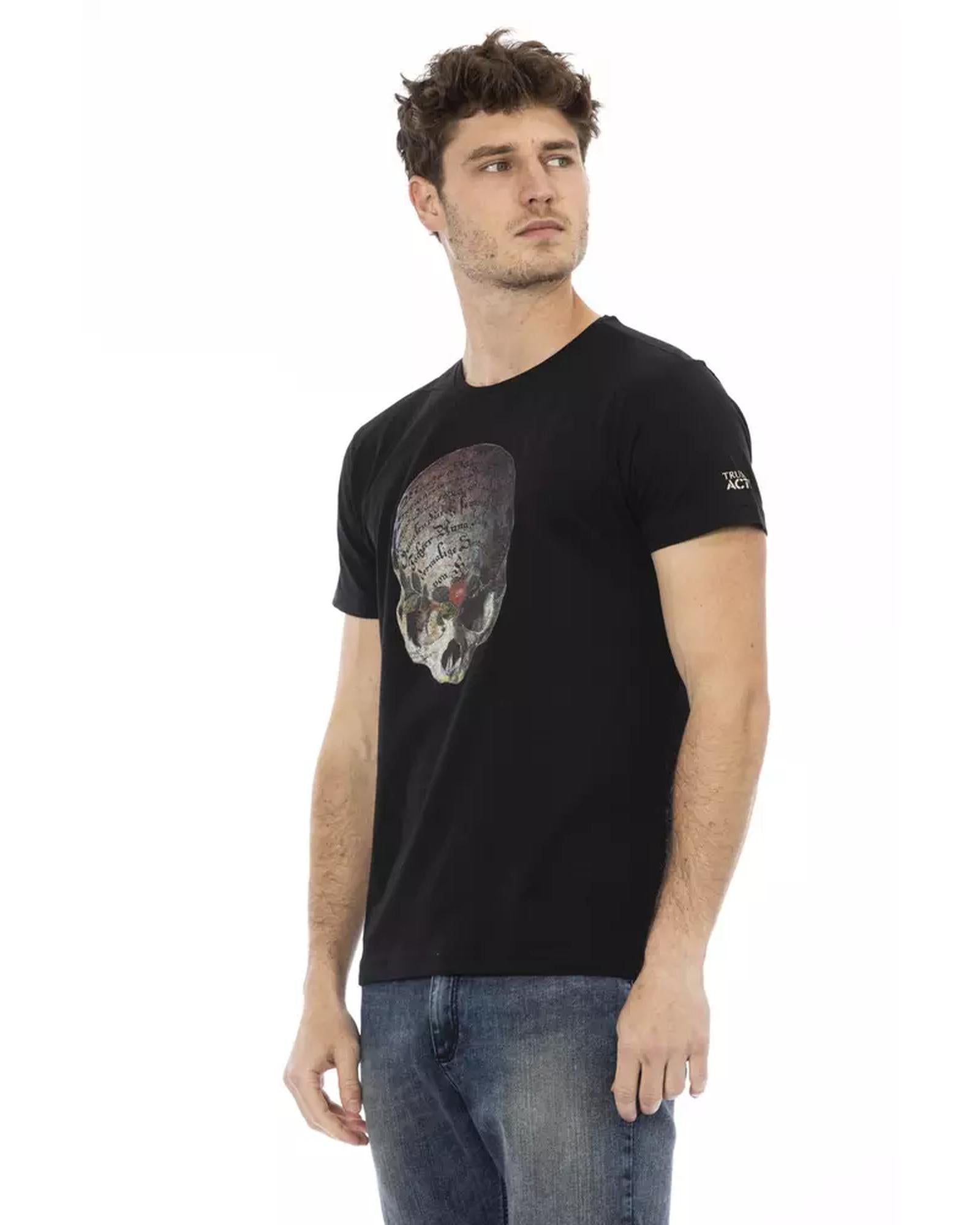 Short Sleeve T-shirt with Front Print XL Men