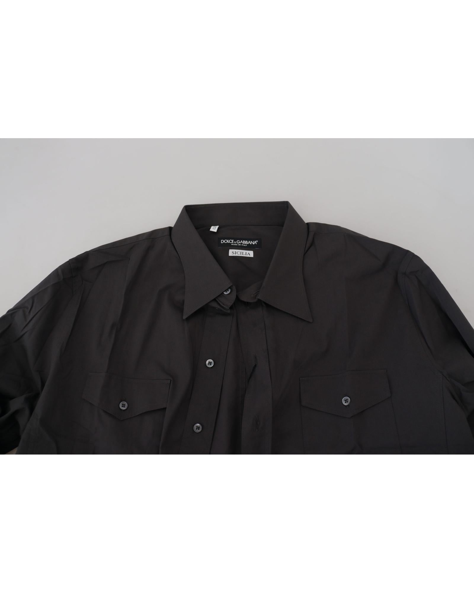 Dolce &amp; Gabbana Sicilia Dress Formal Shirt 40 IT Men