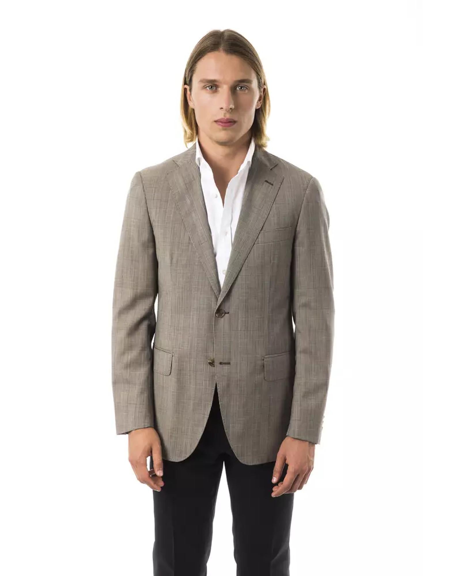 Classic Lapel Jacket with 2 Button Closure 52 IT Men