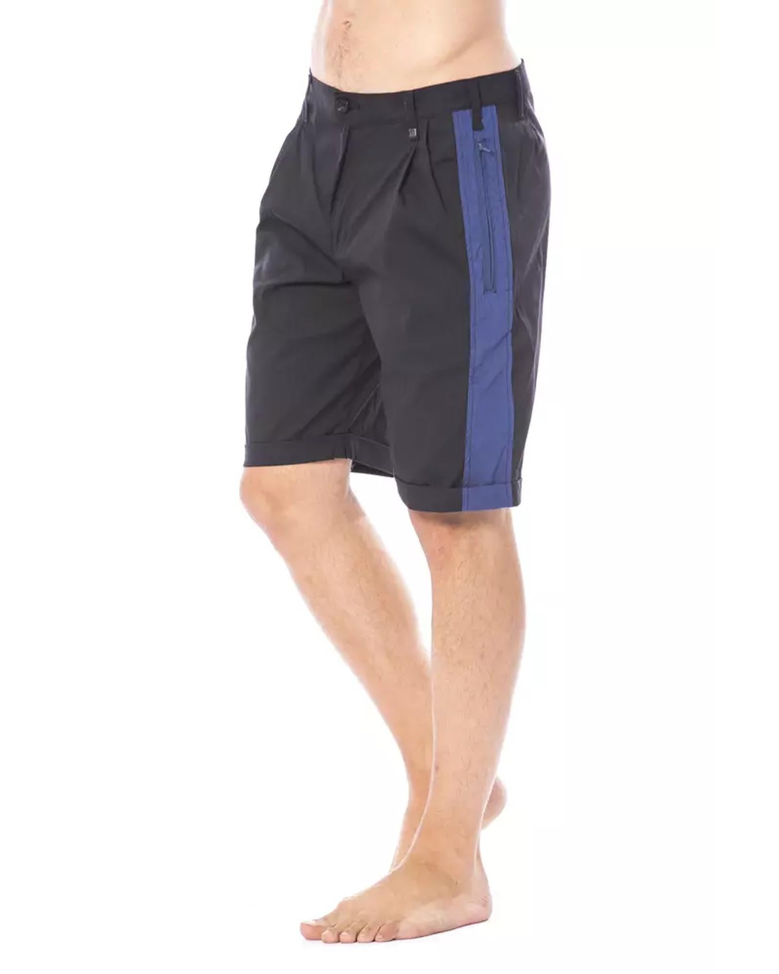 Cotton Blend Casual Shorts with Drawstring Waist W31 US Men