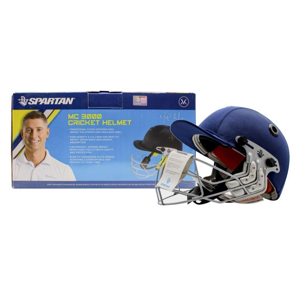 Spartan MC LE Jnr Junior Cricket Helmet Youth - Large Size - Navy