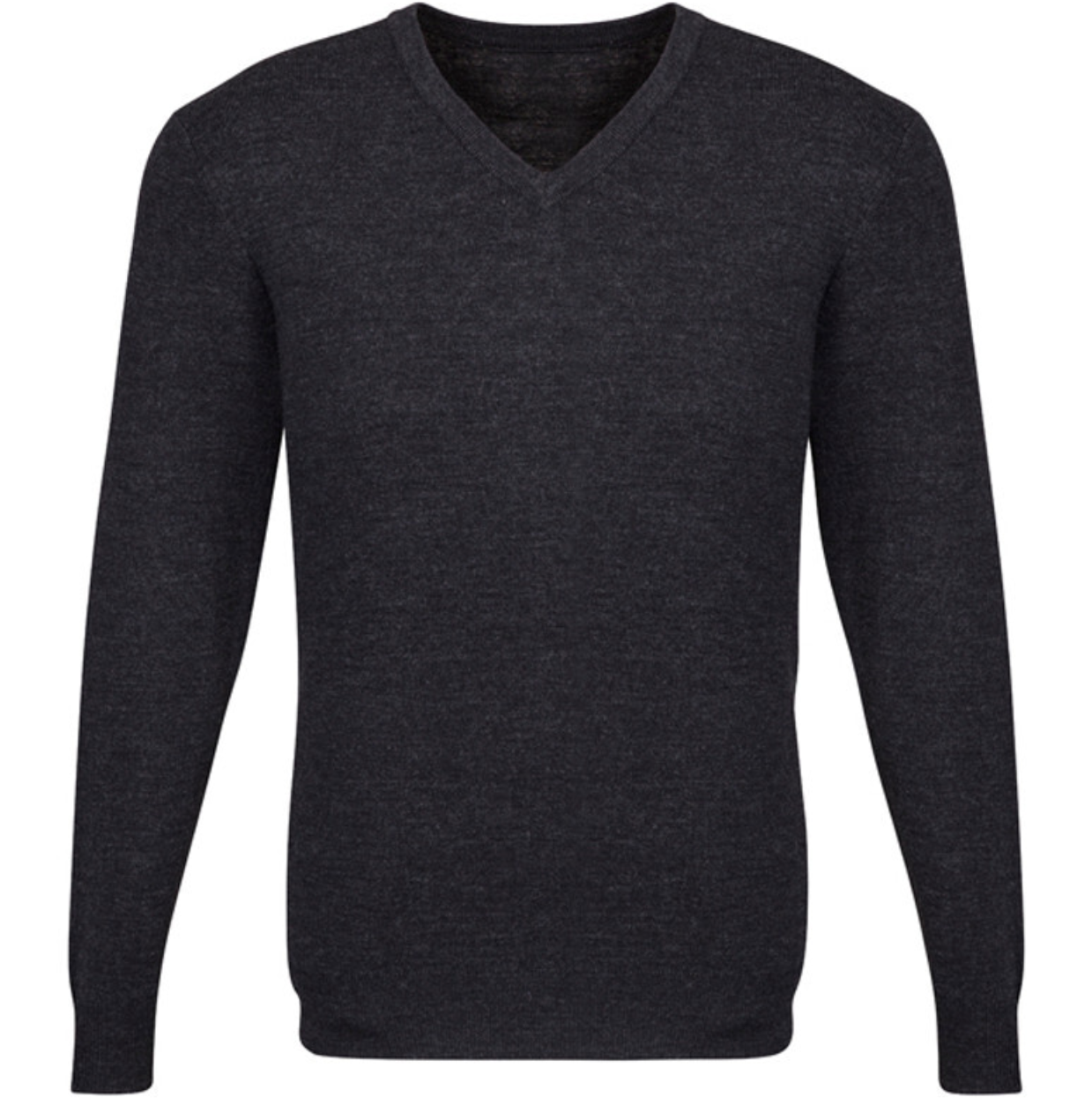 Mens Advatex Varesa Wool Pullover Jumper Cardigan V Neck - Charcoal - XXL