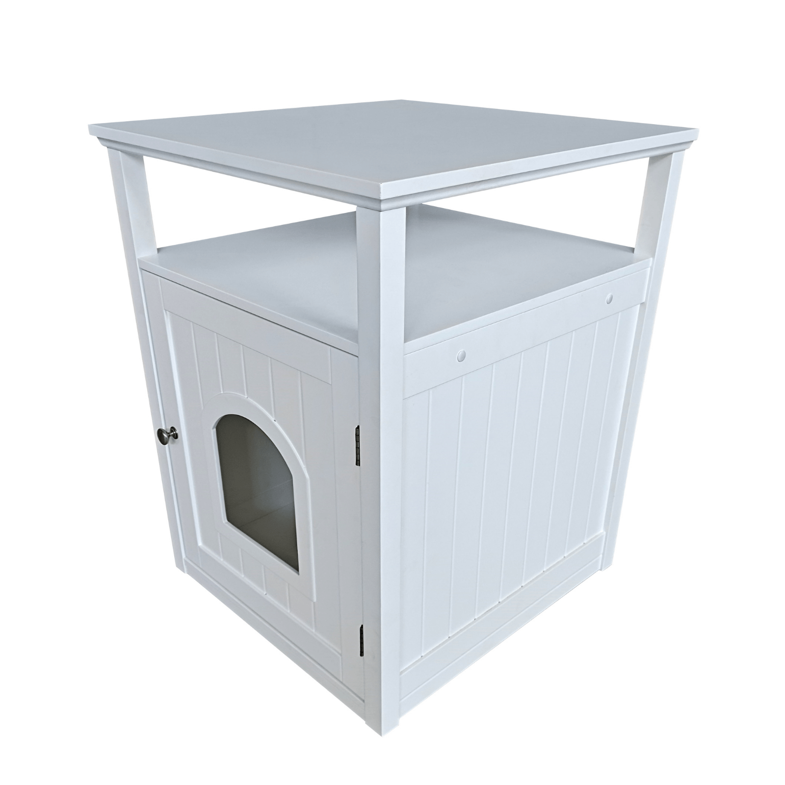 Jasper 2 Cat Litter Cabinet, White