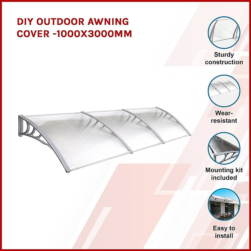 DIY Outdoor Awning Cover -1000x3000mm