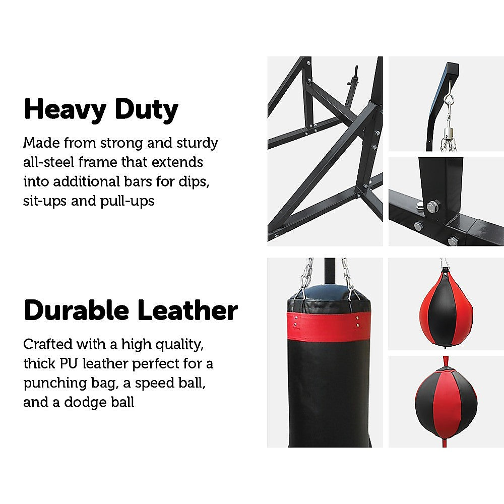 Power Boxing Station Stand Gym Speed Ball Punching Bag