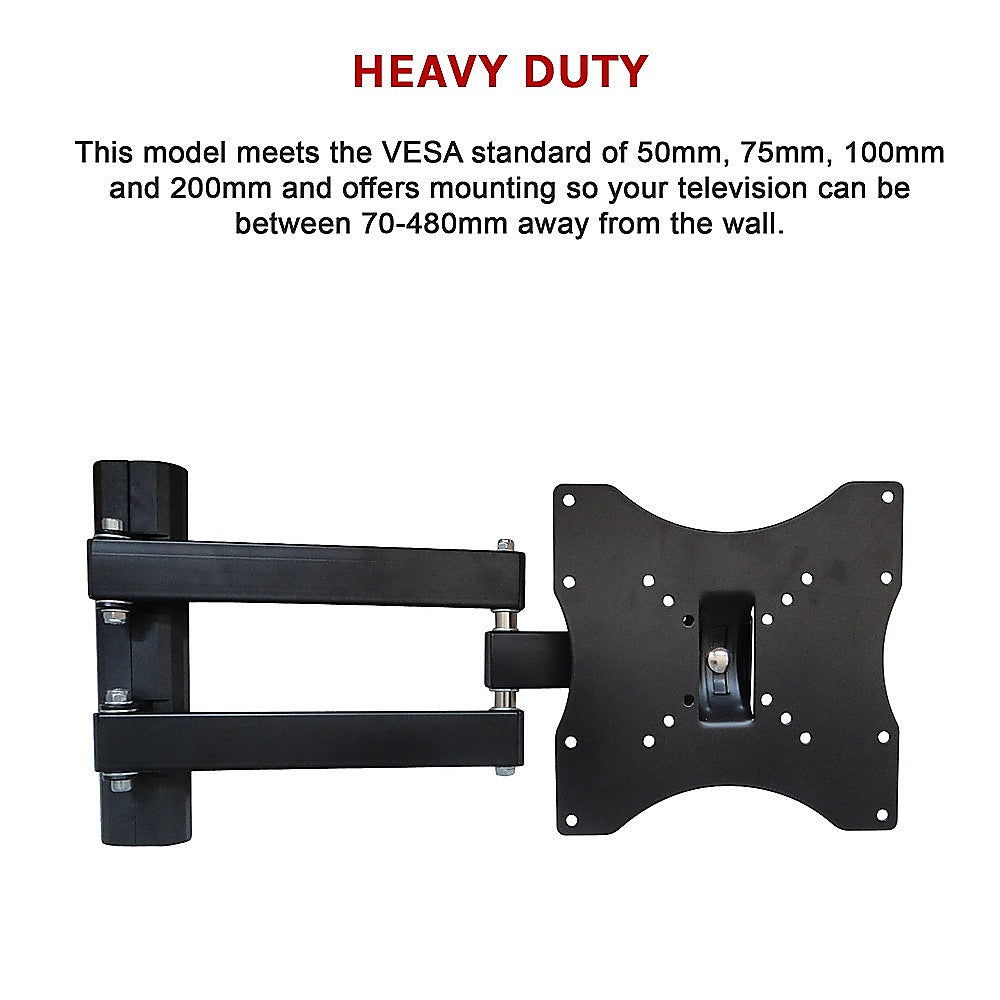 15-37" Plasma LED LCD Screen TV Mount with 180 Degree Swivel