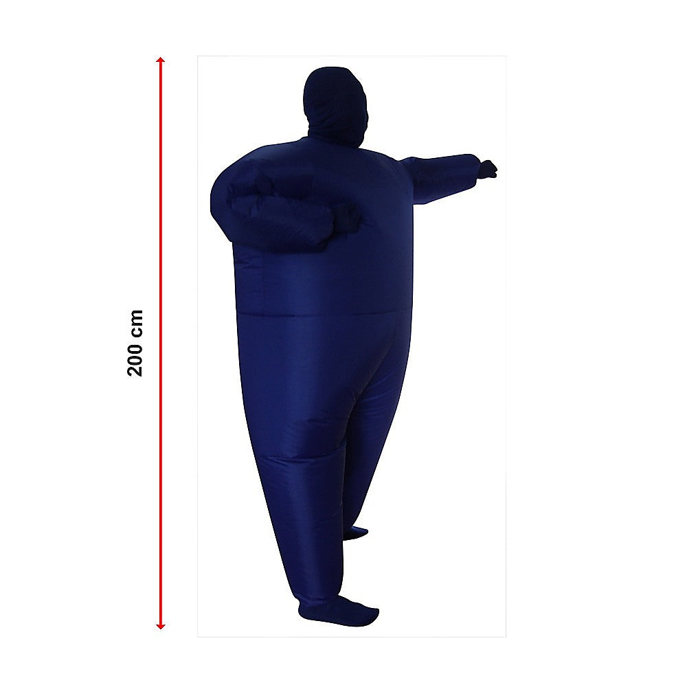 Feeling Blue Inflatable Costume Fancy Dress Suit Fan Operated