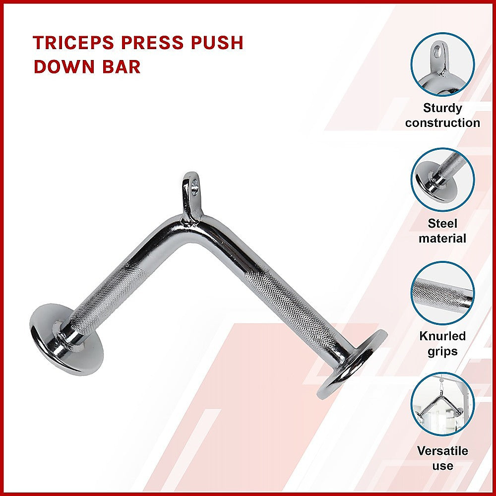 Triceps Press Push Down Bar