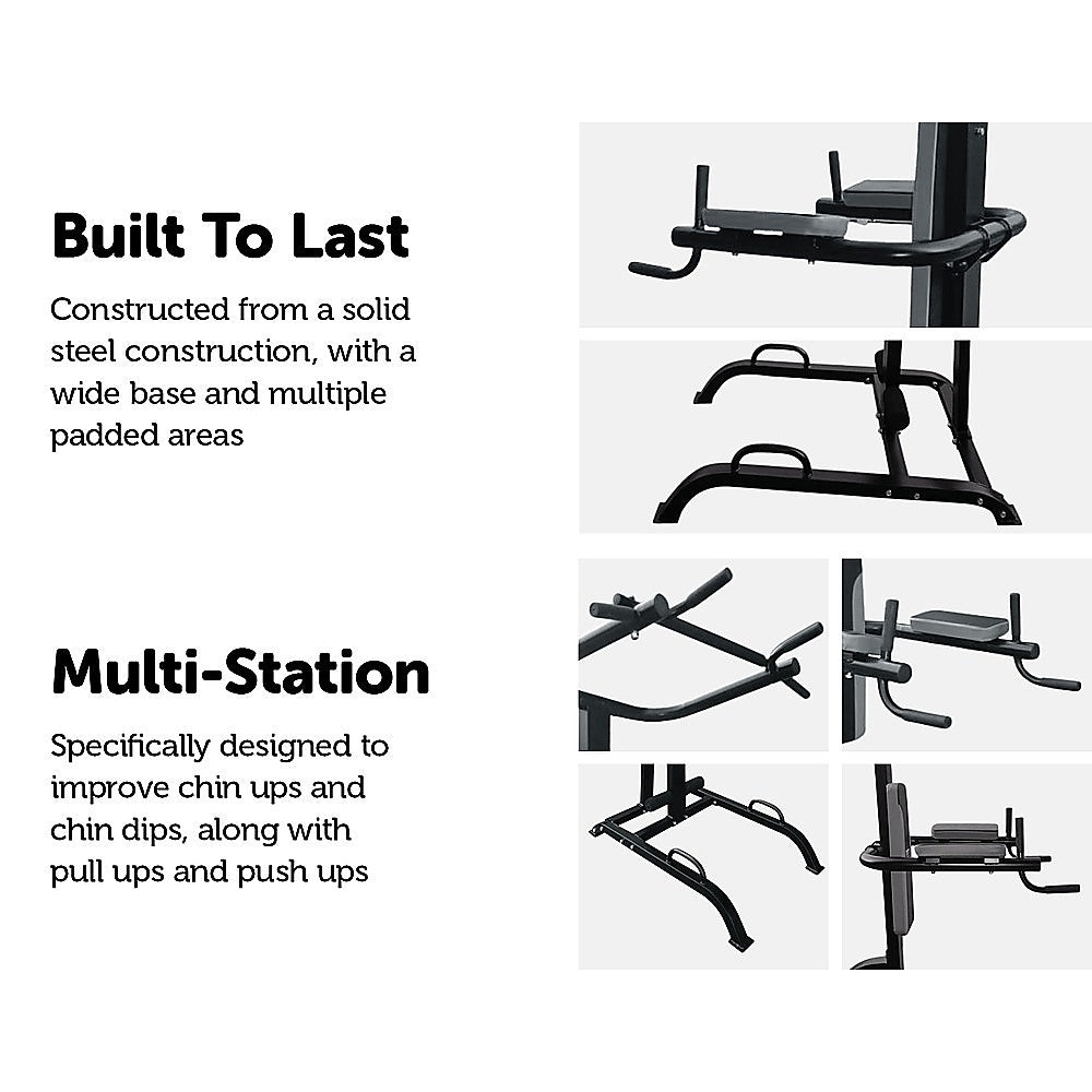 Power Tower Chin Up Dip Pull Push Up Machine