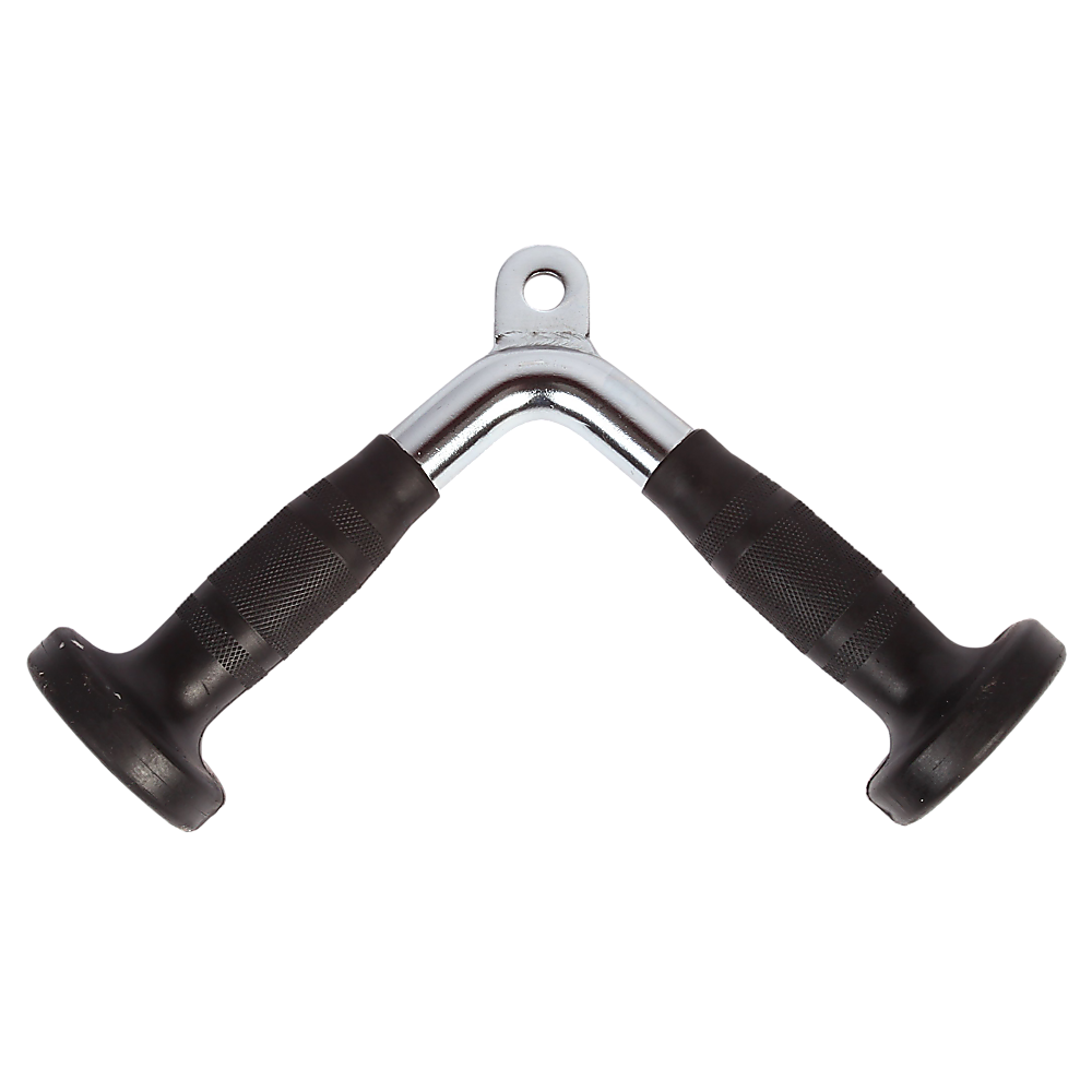 Randy & Travis Rubber-Coated Tricep Pushdown Bar Attachment