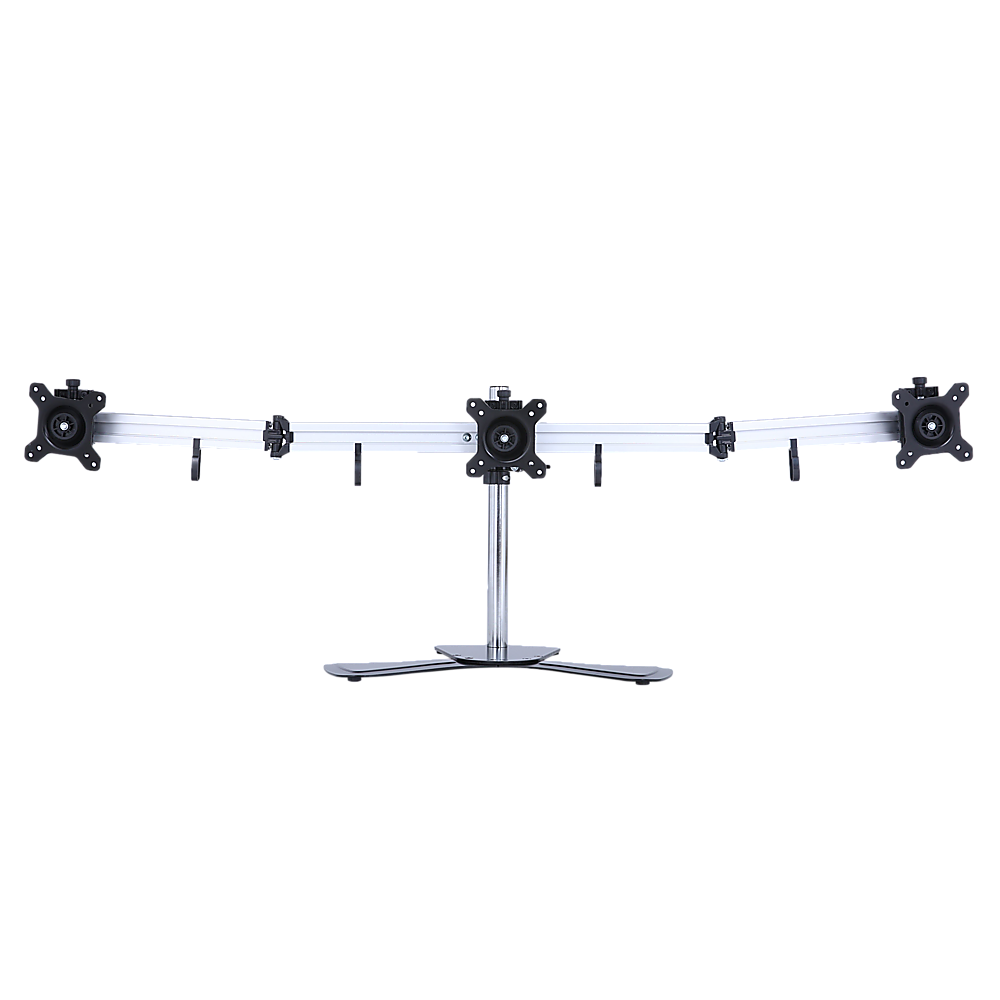 Triple Tilt LCD Monitor Mount Freestanding Desktop Stand