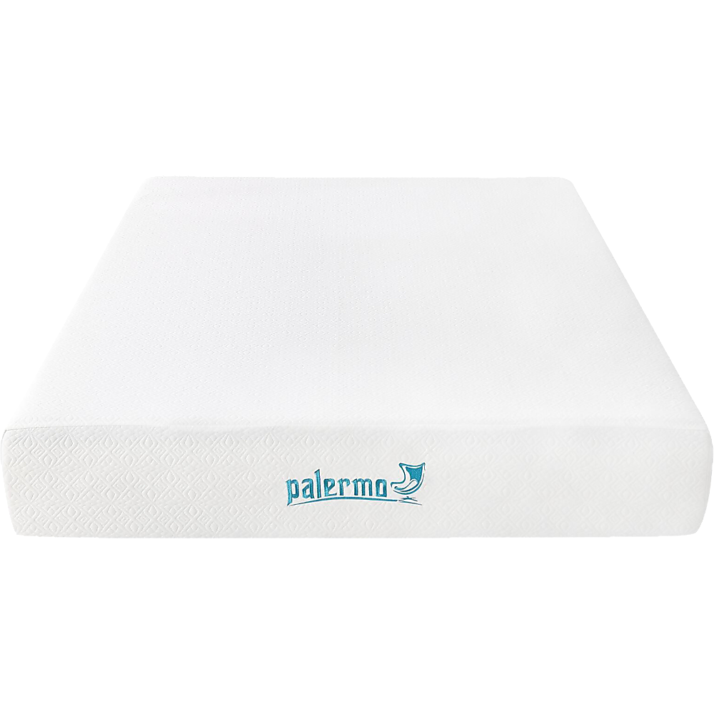 Palermo Double 25cm Gel Memory Foam Mattress  - Dual-Layered  - CertiPUR-US Certified