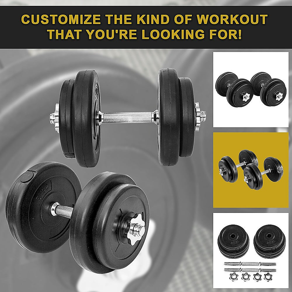 20KG Dumbbell Adjustable Weight Set