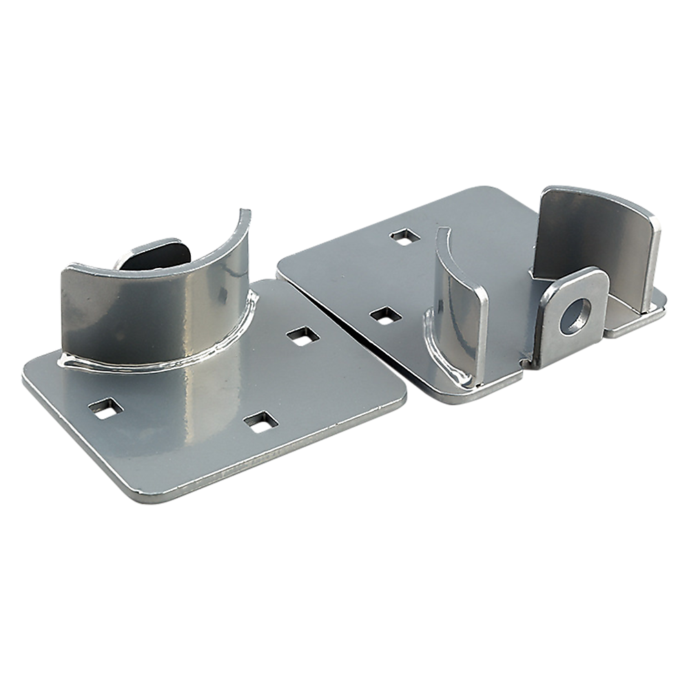 Van Door Lock With Brackets - Heavy Duty Security Vehicle Hasp Padlock